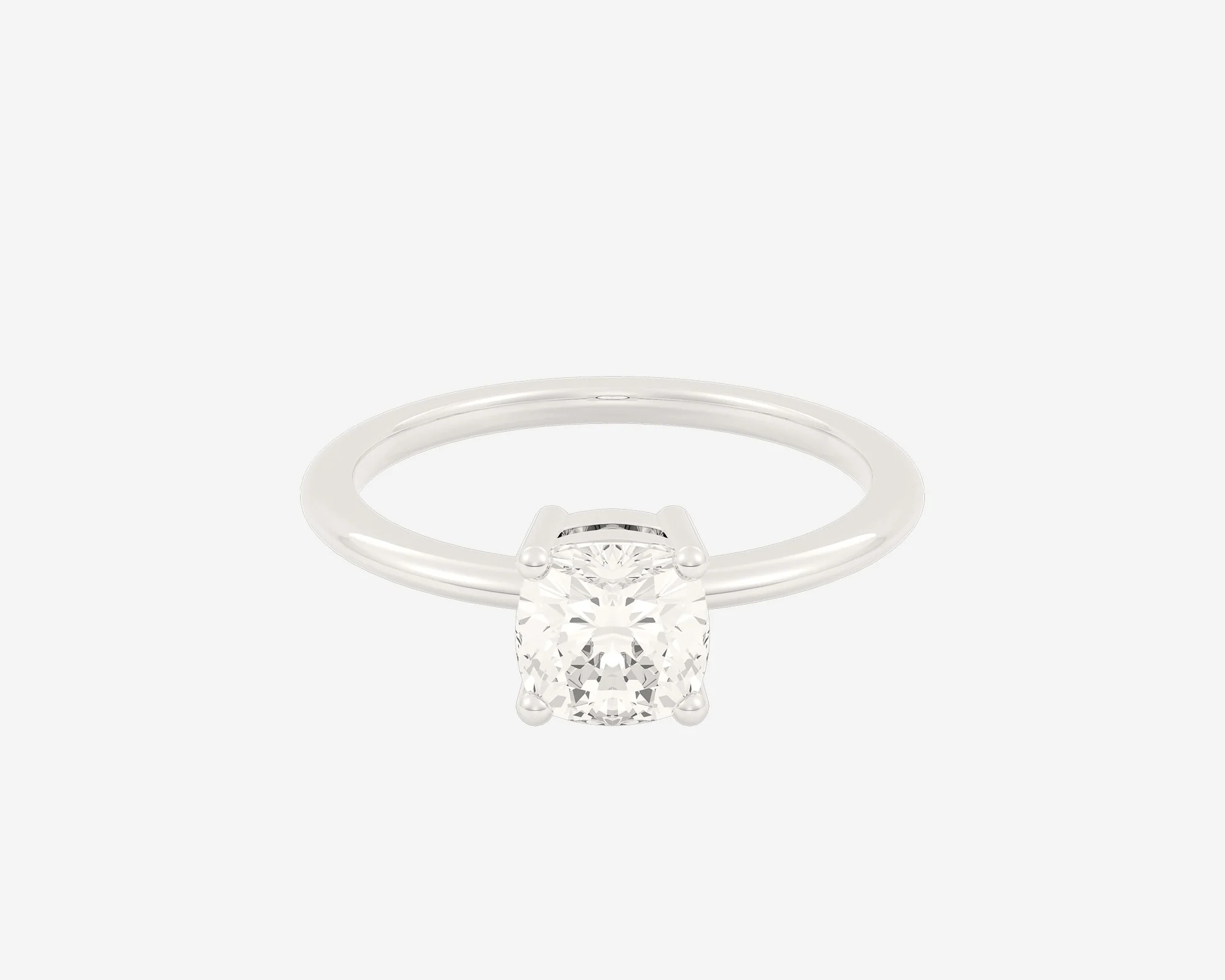 The Low Set Solitaire — Cushion - Image 2