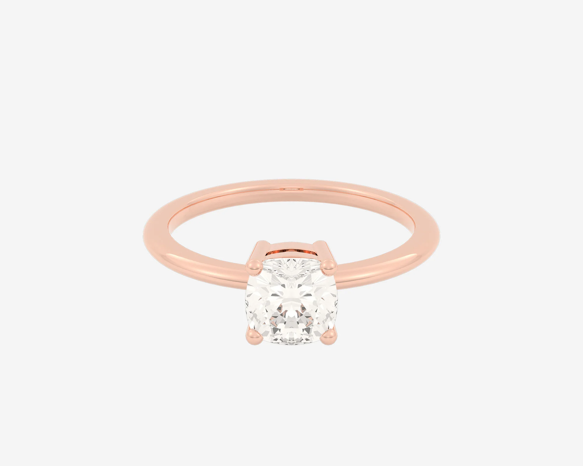 The Low Set Solitaire — Cushion - Image 3