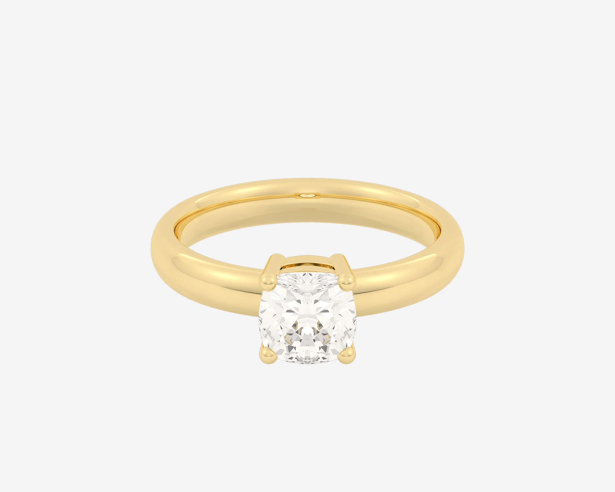 The Low Set Solitaire — Cushion - Image 4