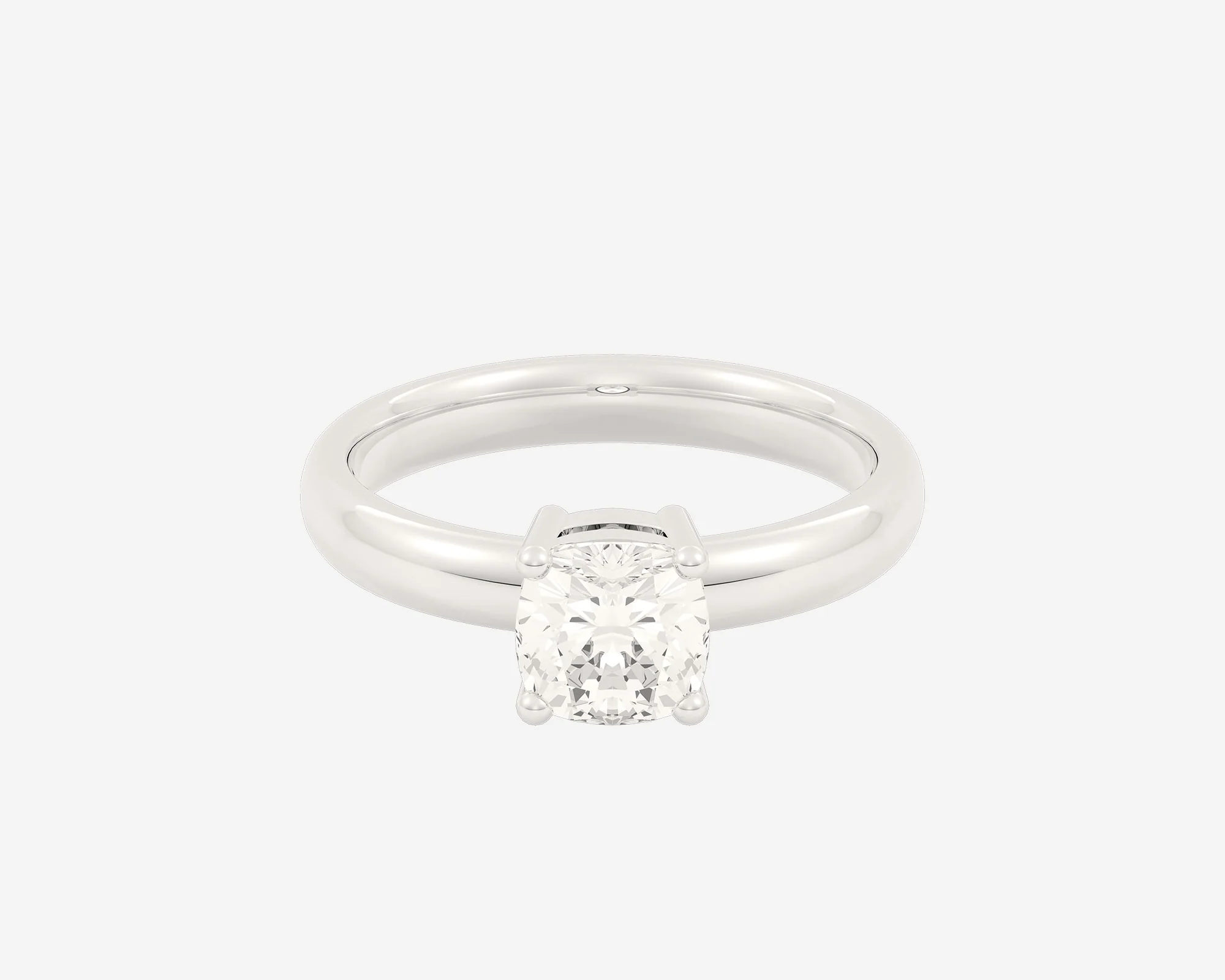 The Low Set Solitaire — Cushion - Image 5