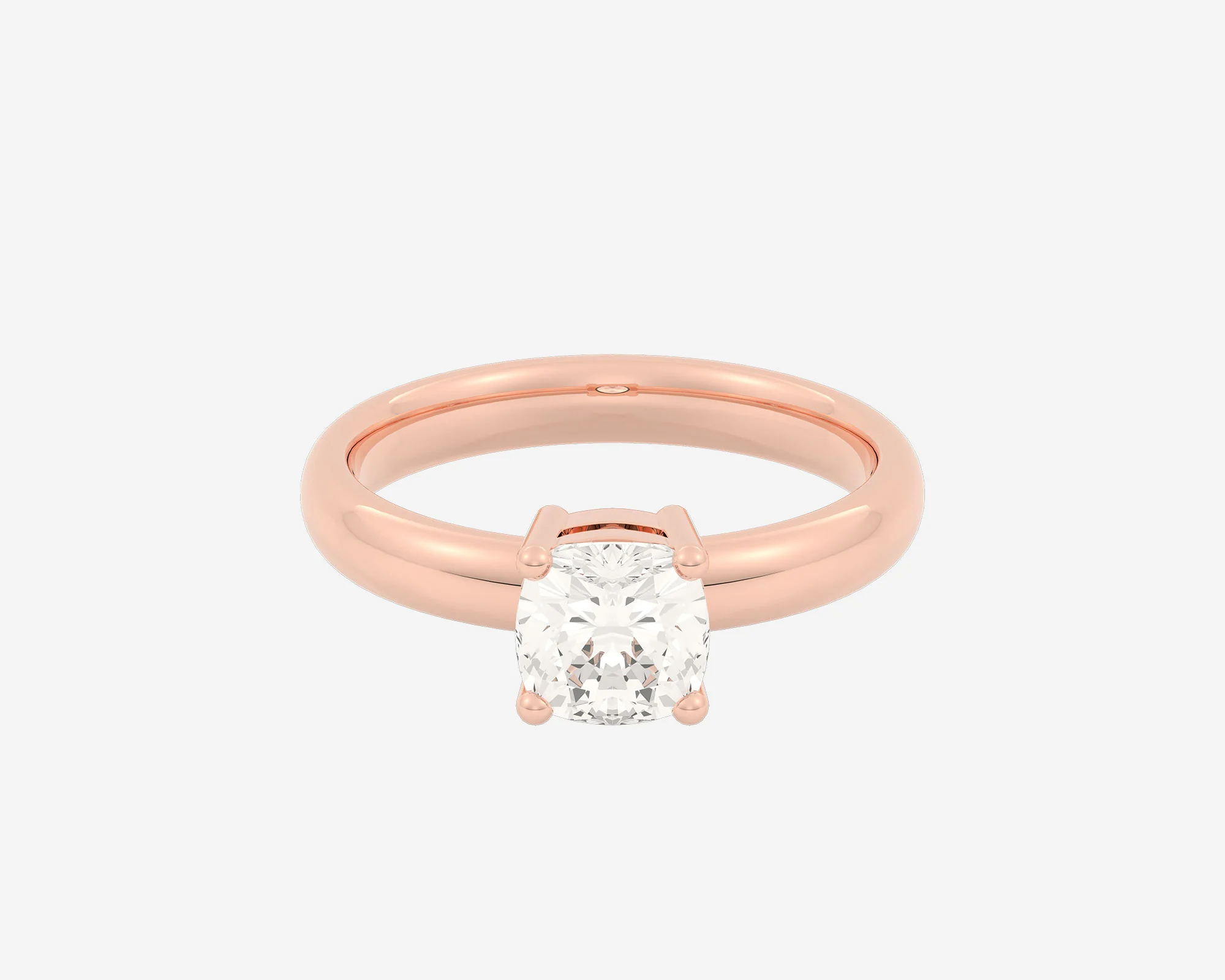 The Low Set Solitaire — Cushion - Image 6