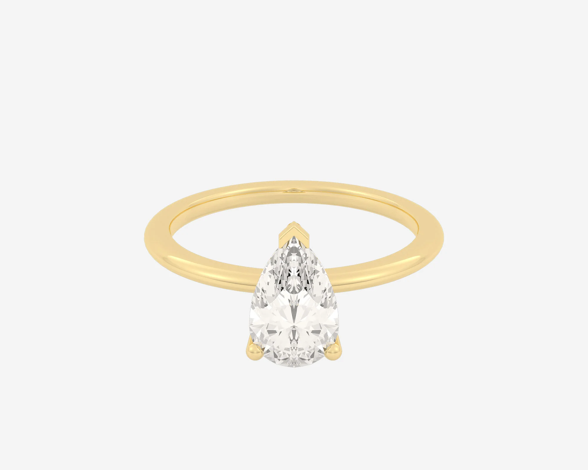 The Low Set Solitaire — Pear