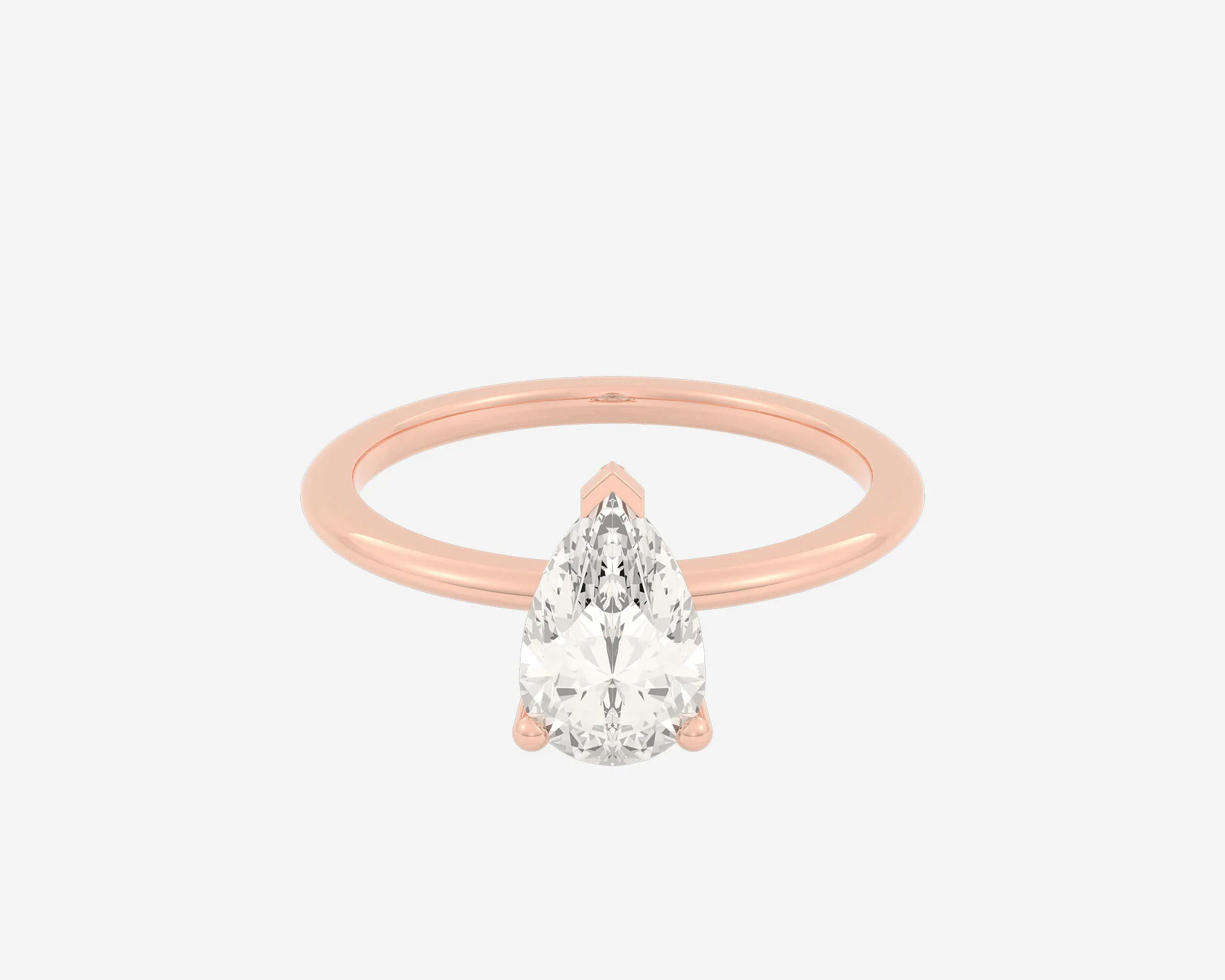 The Low Set Solitaire — Pear - Image 3