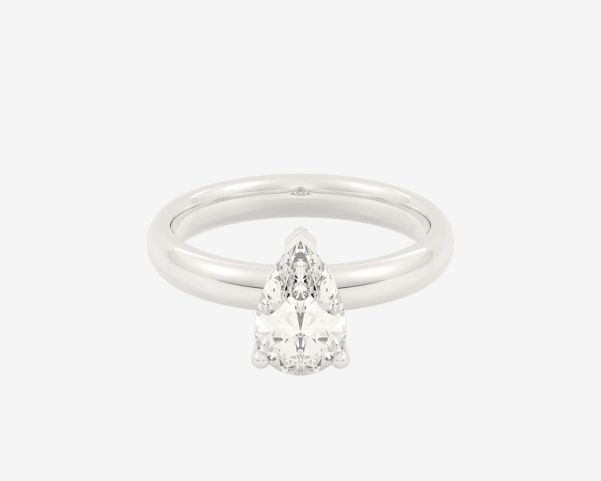 The Low Set Solitaire — Pear - Image 5