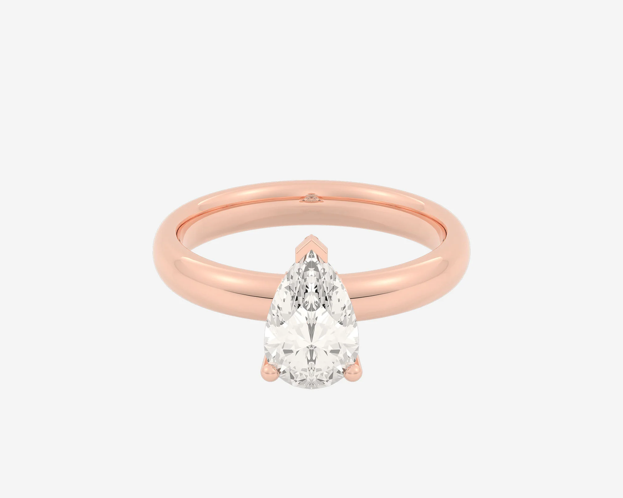 The Low Set Solitaire — Pear - Image 6