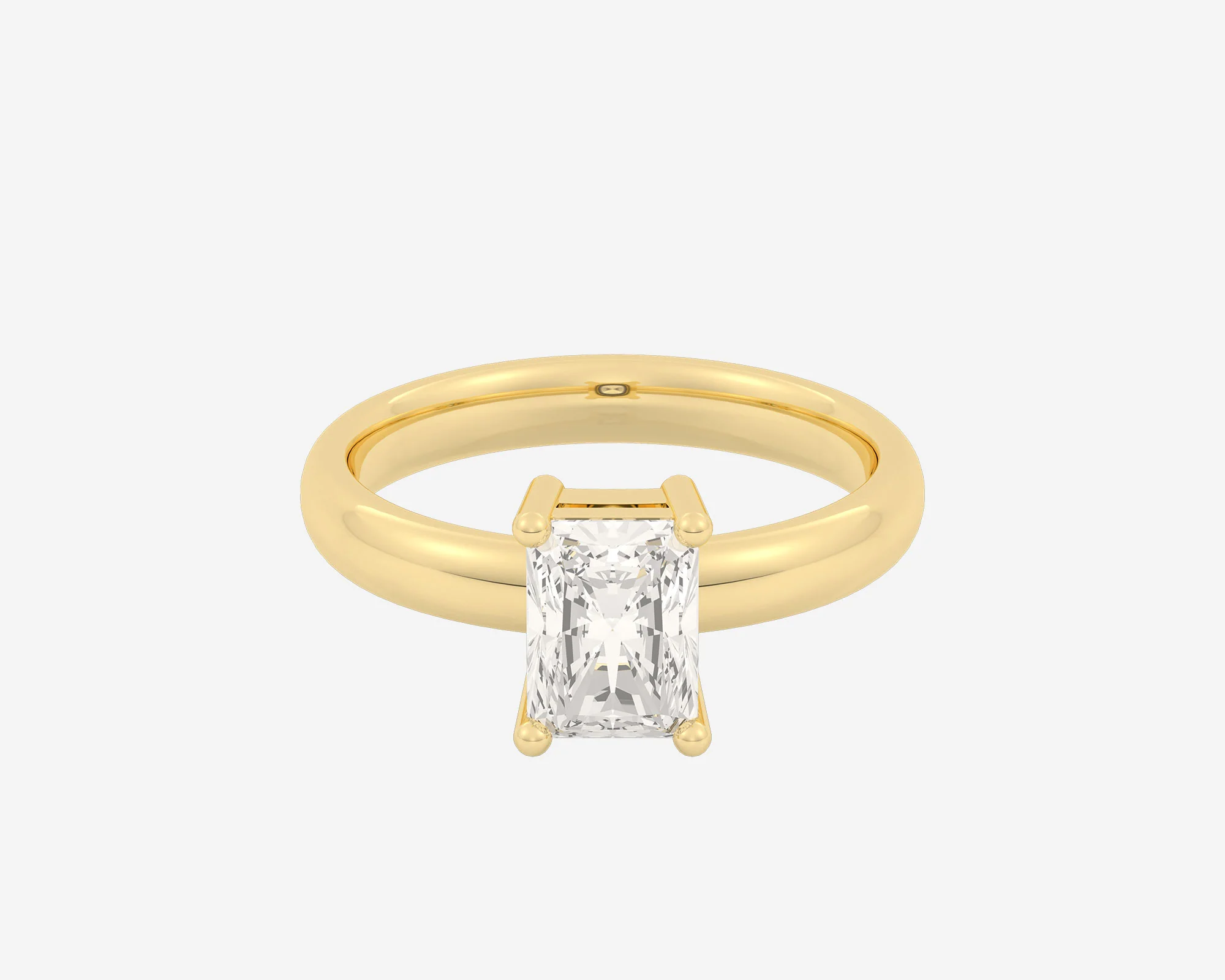 The Low Set Solitaire — Radiant - Image 4
