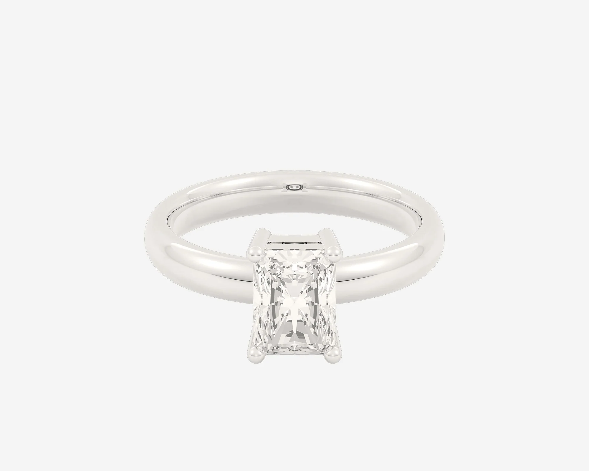 The Low Set Solitaire — Radiant - Image 5