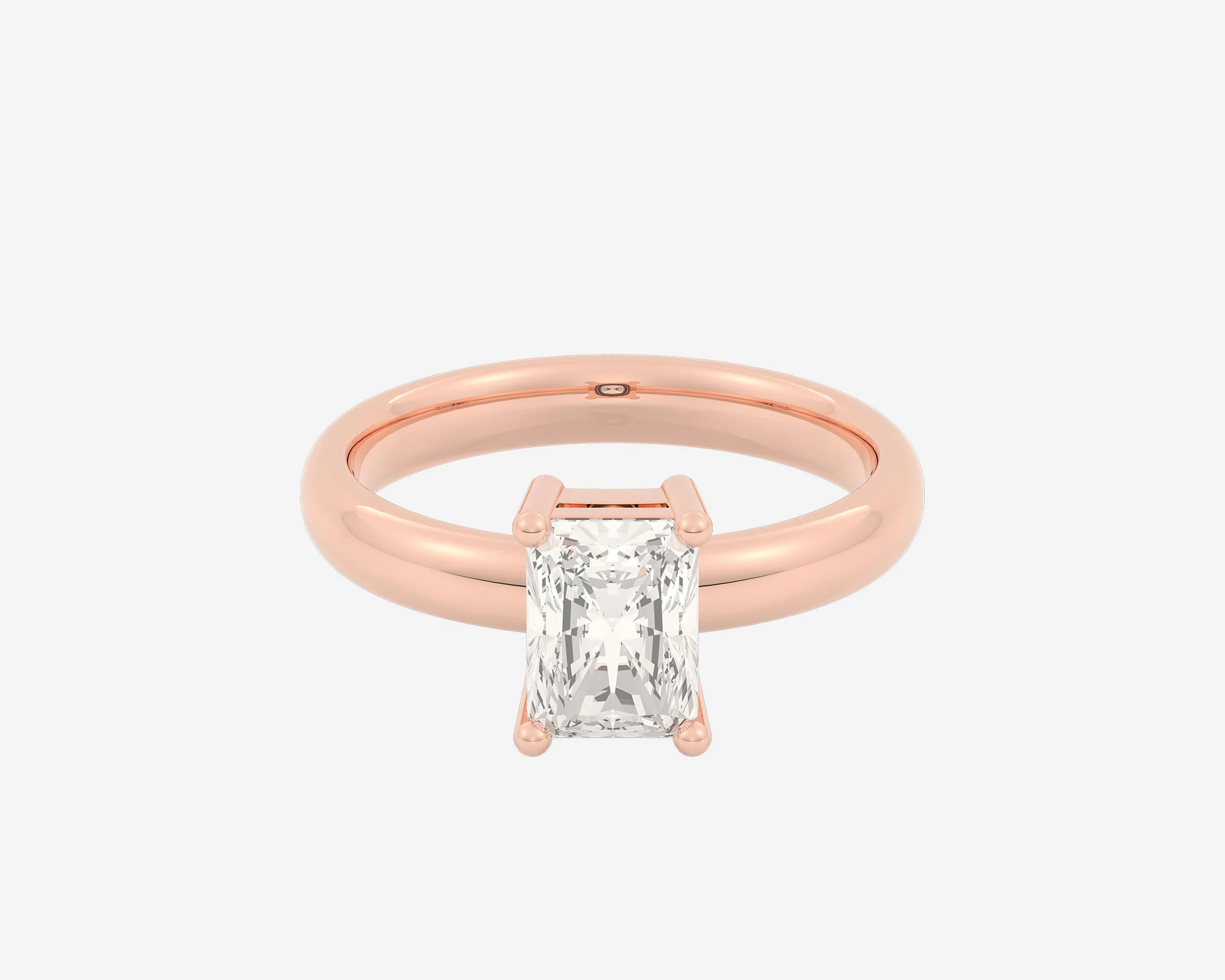 The Low Set Solitaire — Radiant - Image 6