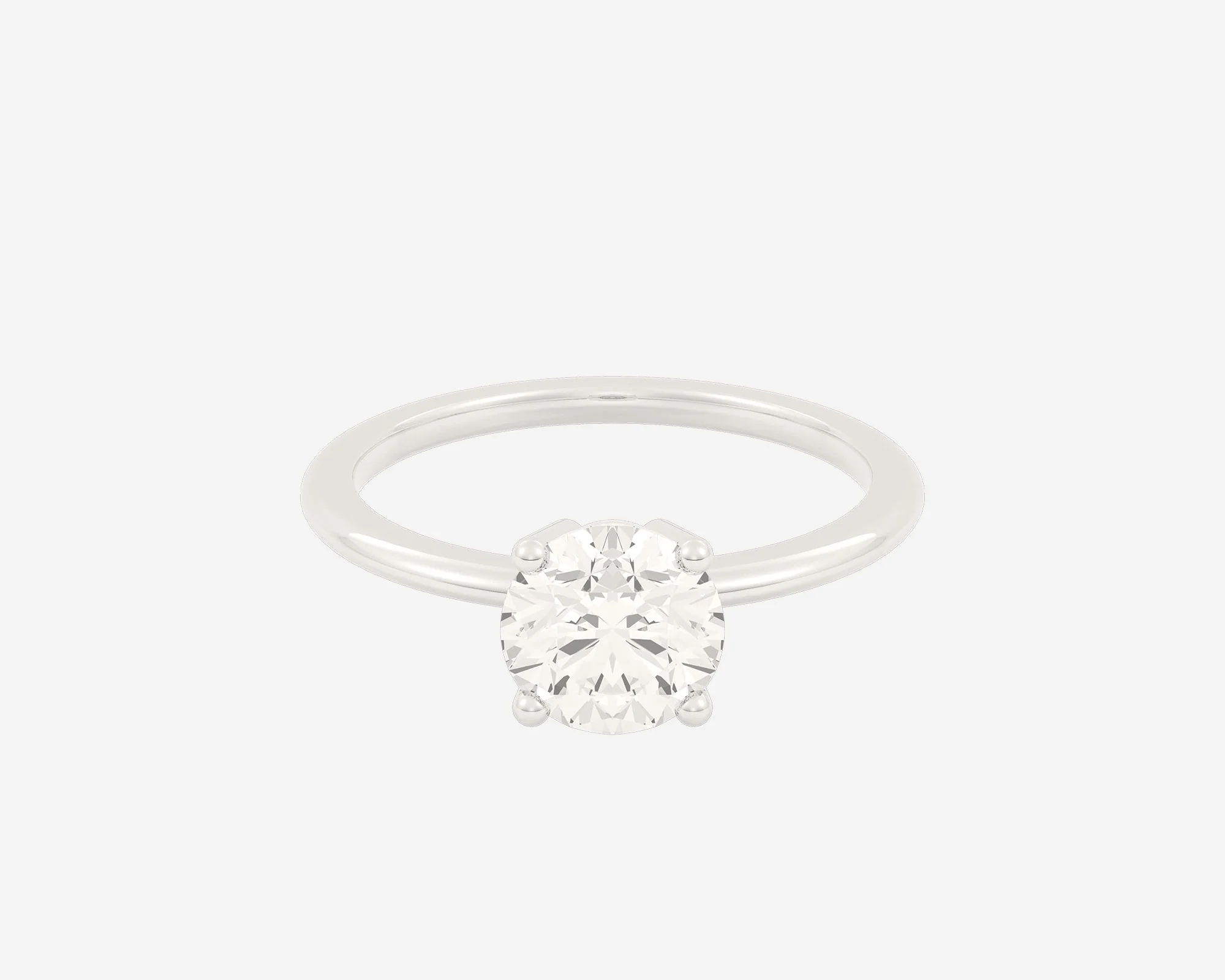 The Low Set Solitaire — Round - Image 2