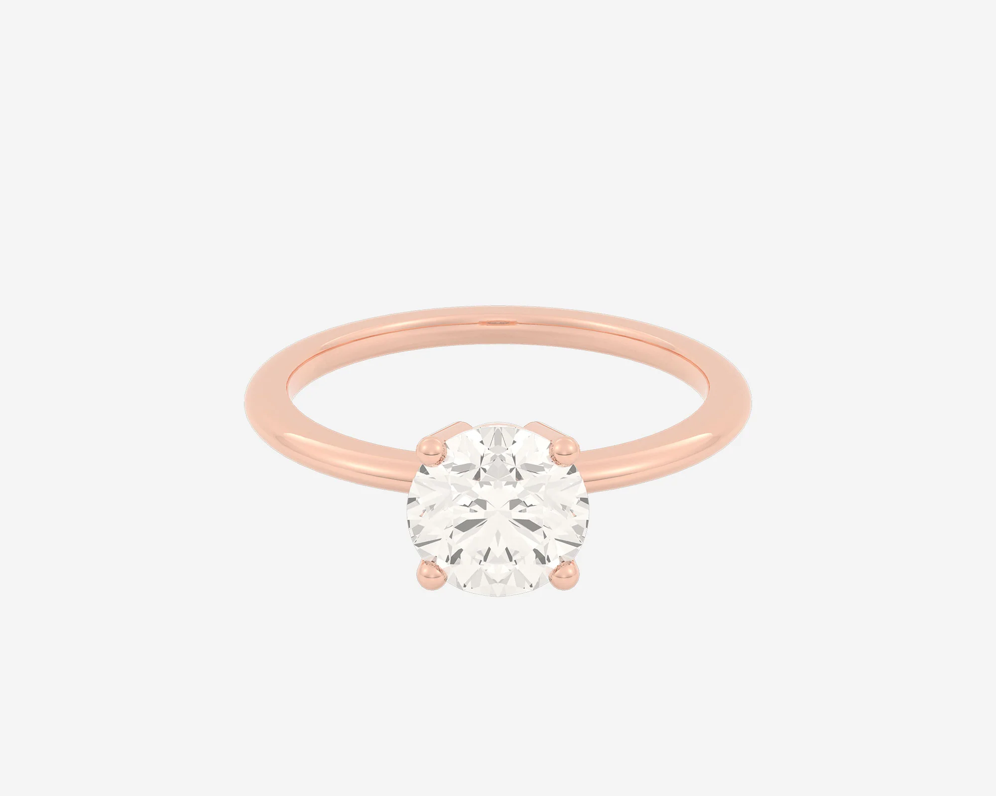 The Low Set Solitaire — Round - Image 3