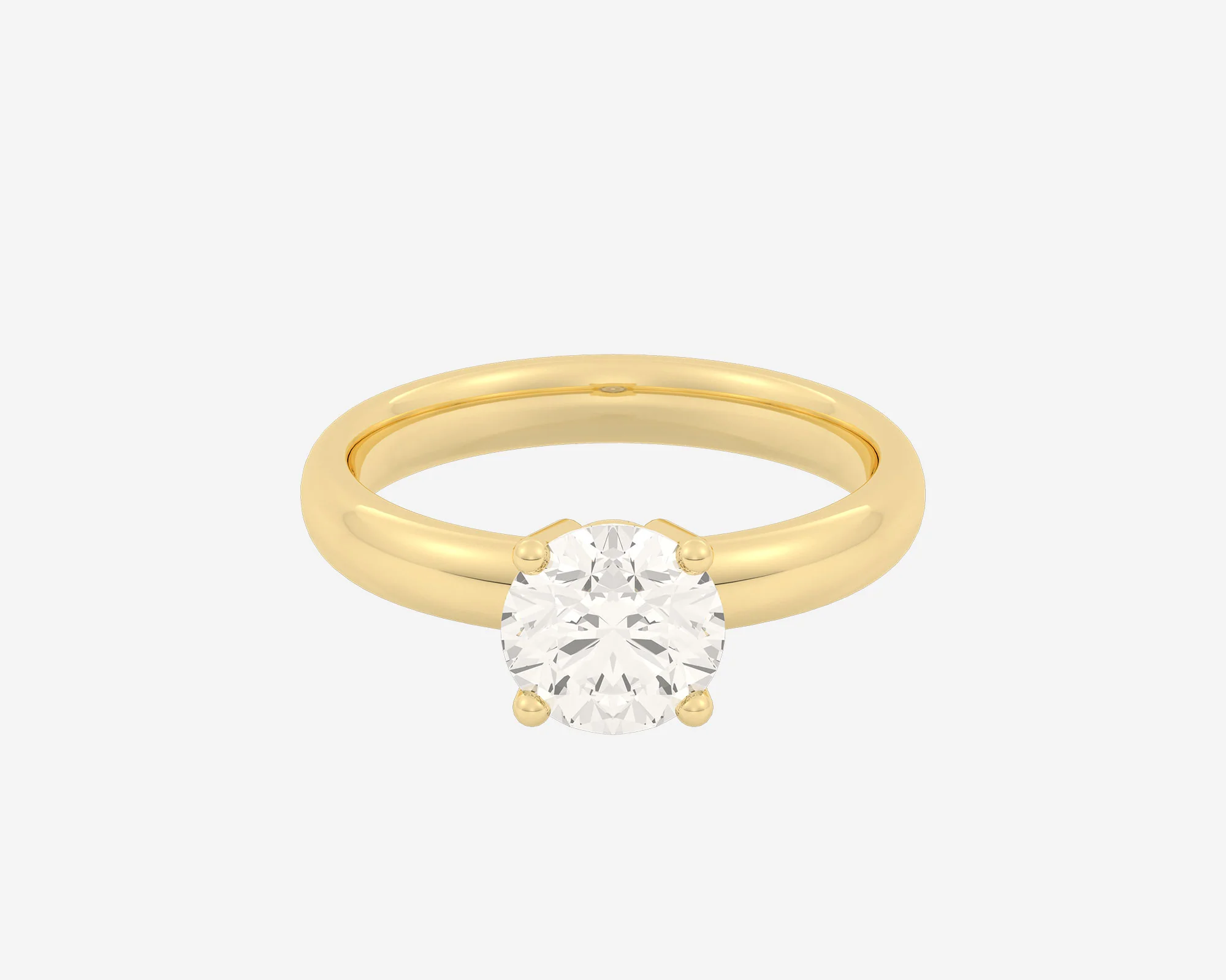 The Low Set Solitaire — Round - Image 4