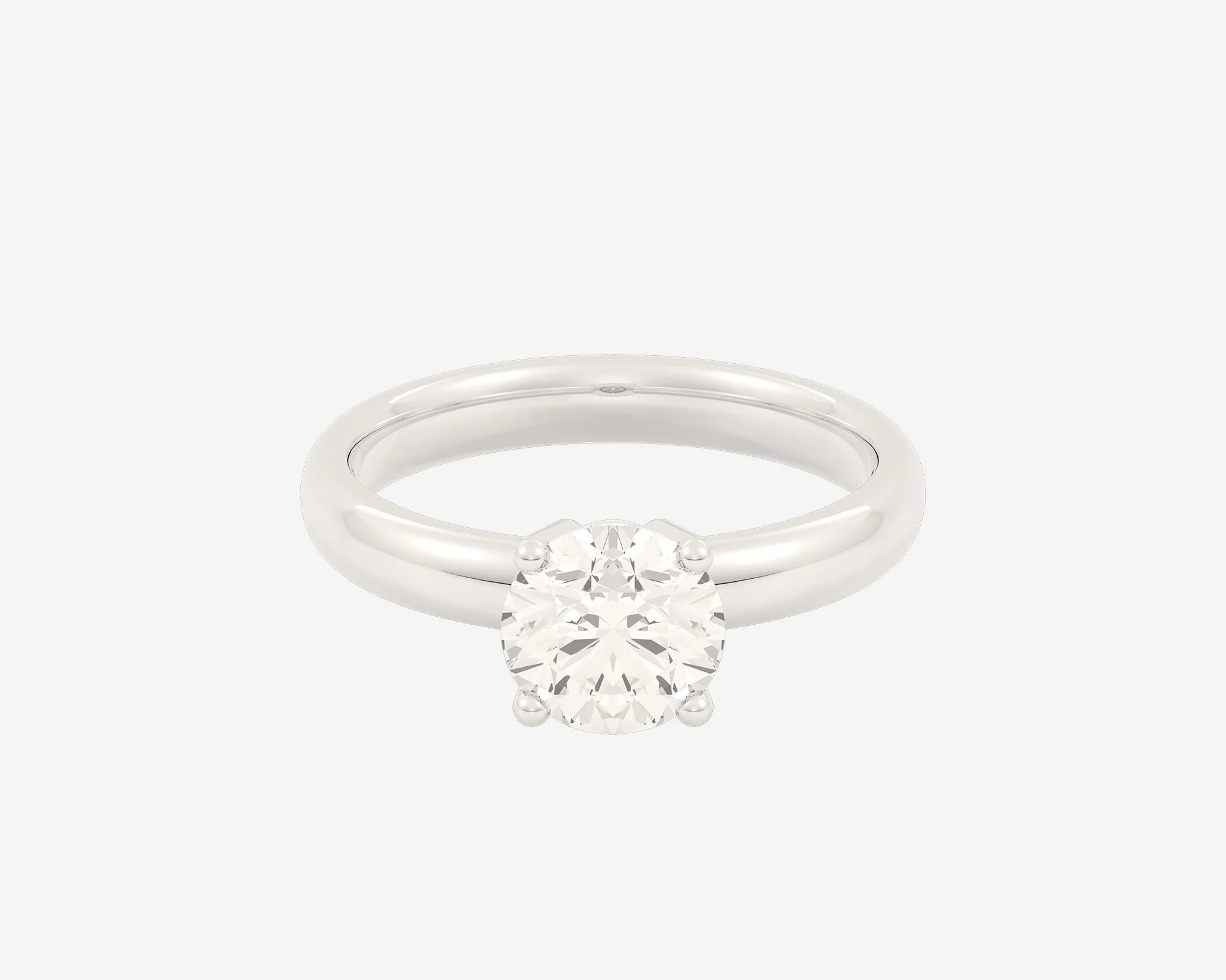 The Low Set Solitaire — Round - Image 5