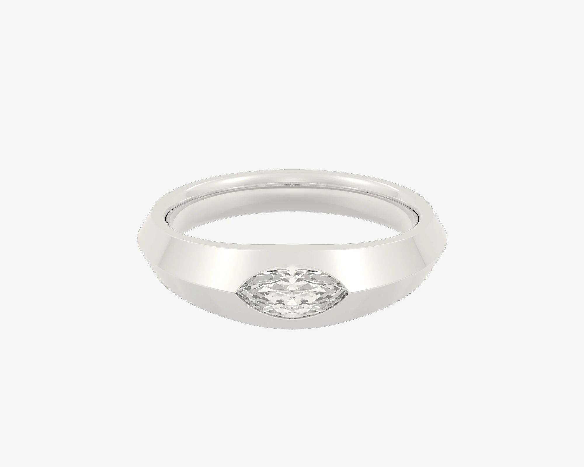 The Marquise Diamond Signet - Image 3