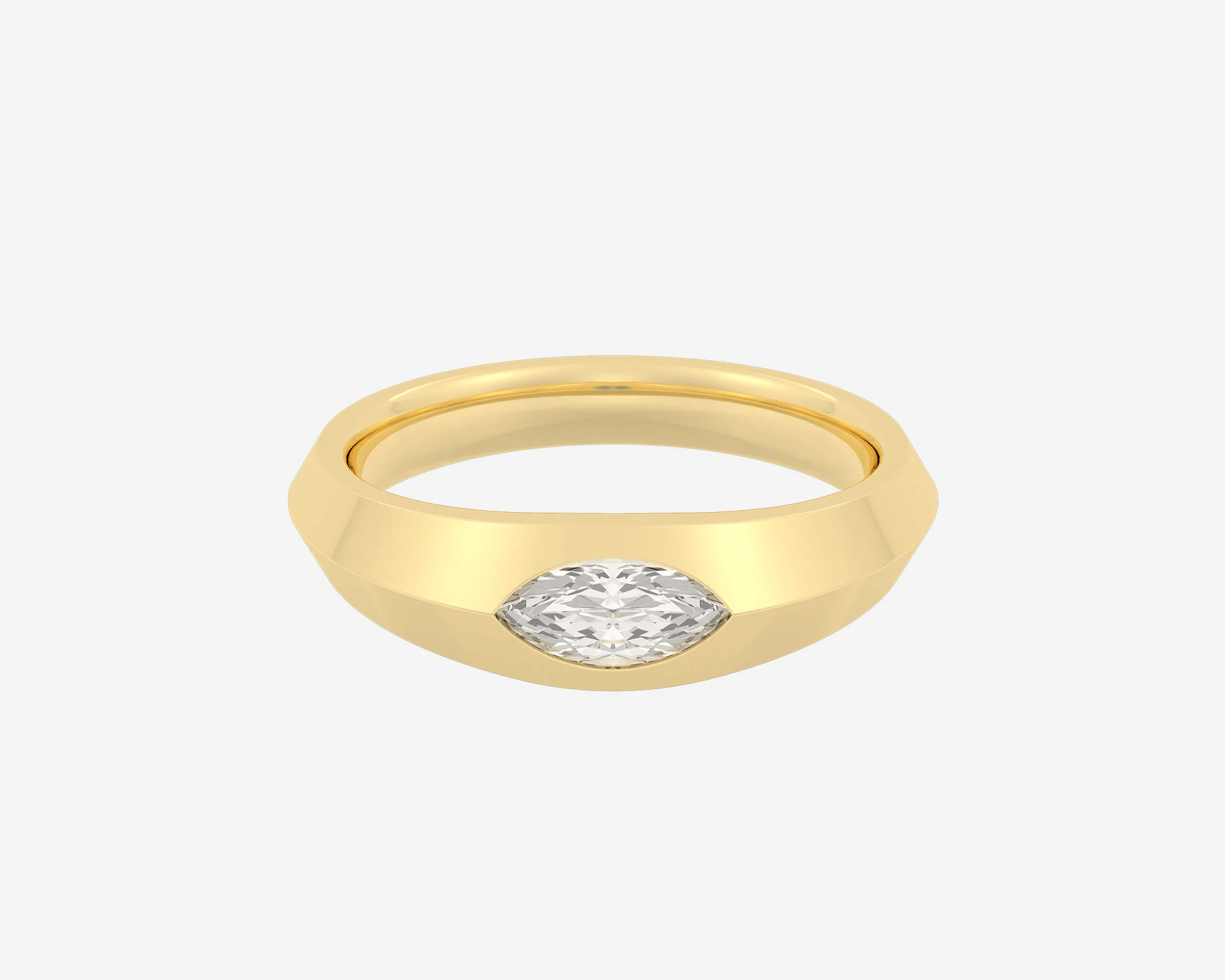 The Marquise Diamond Signet - Image 5