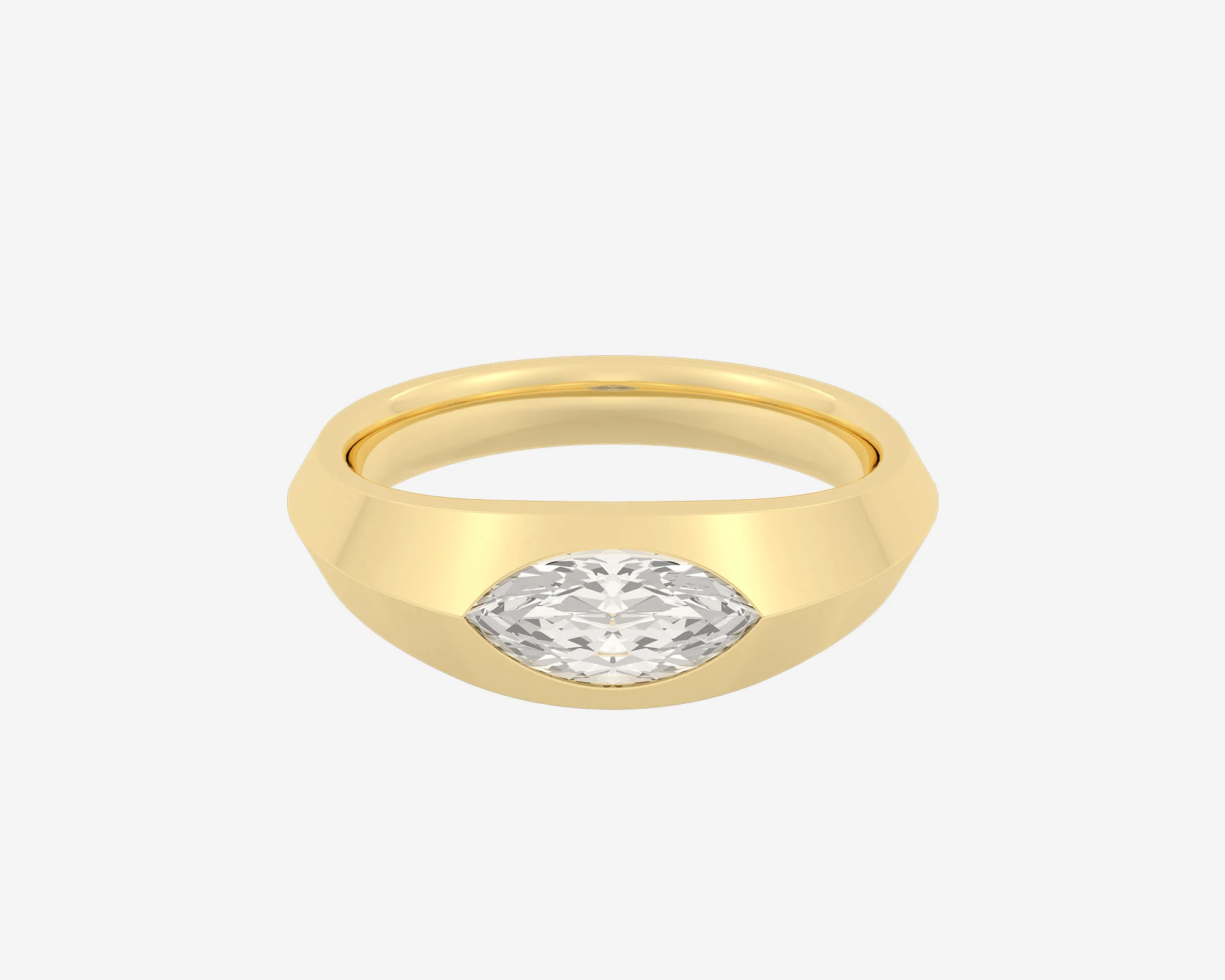 The Marquise Diamond Signet - Image 6
