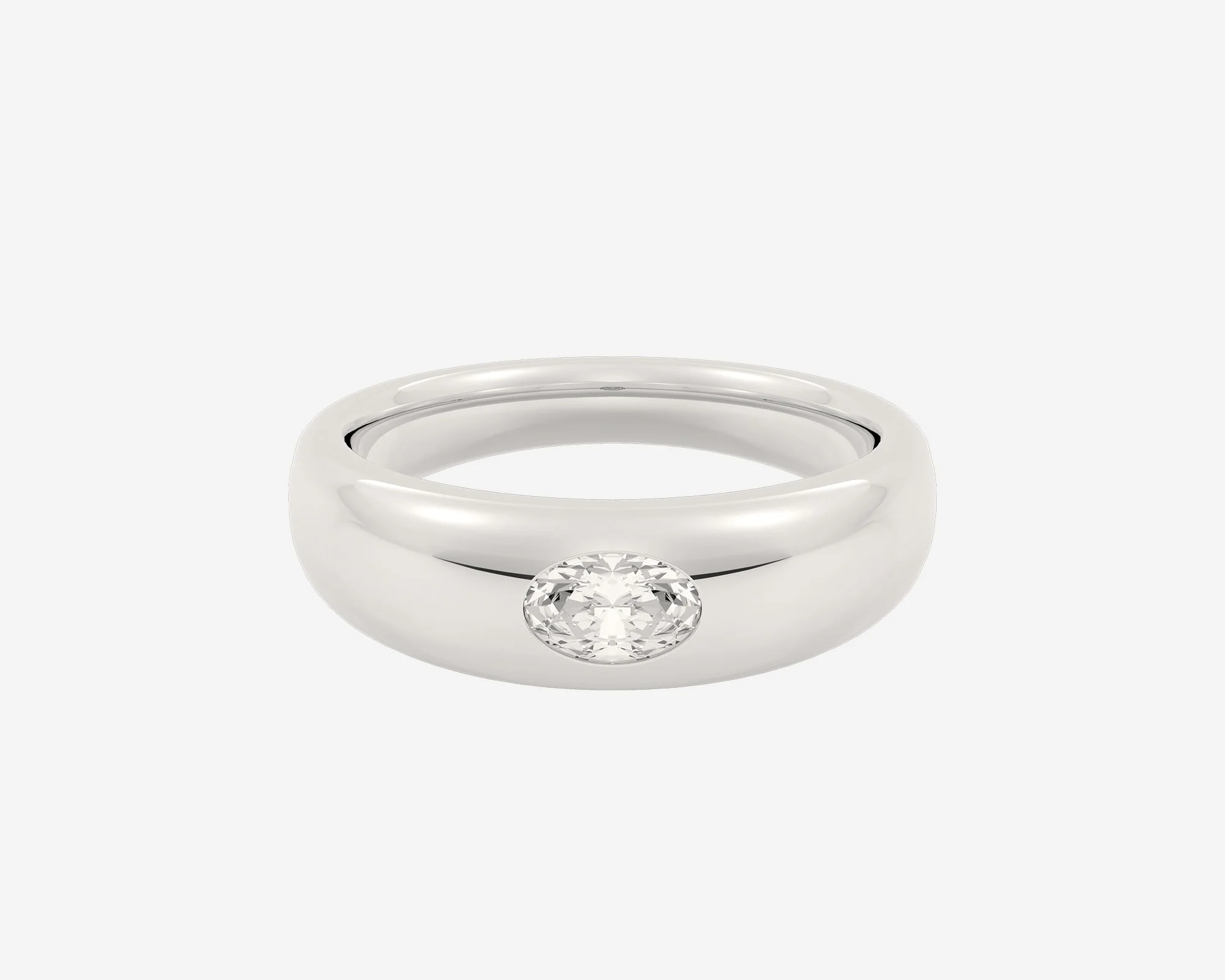 The Oval Diamond Signet - Image 3