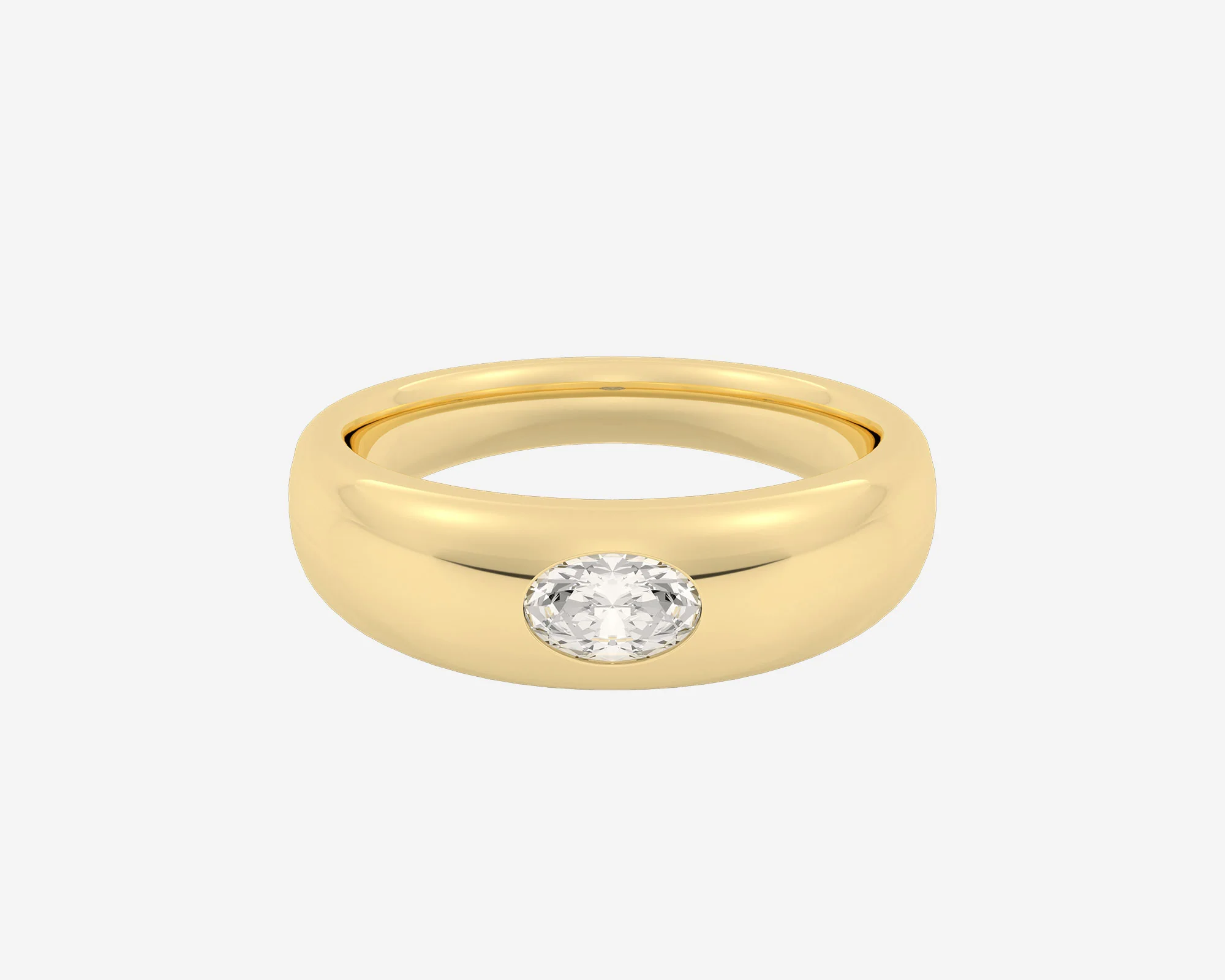 The Oval Diamond Signet - Image 5