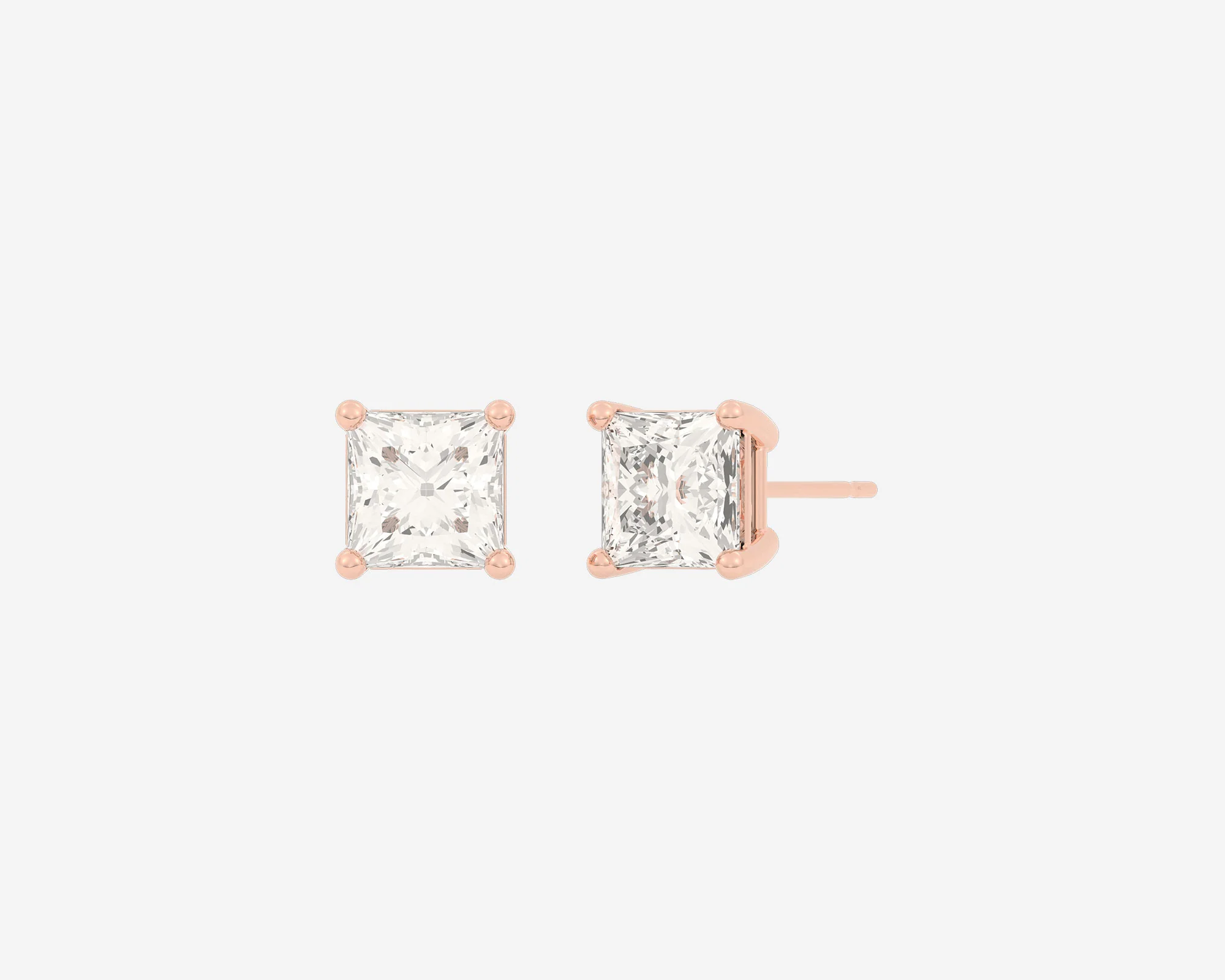 The Princess Diamond Studs - Image 3