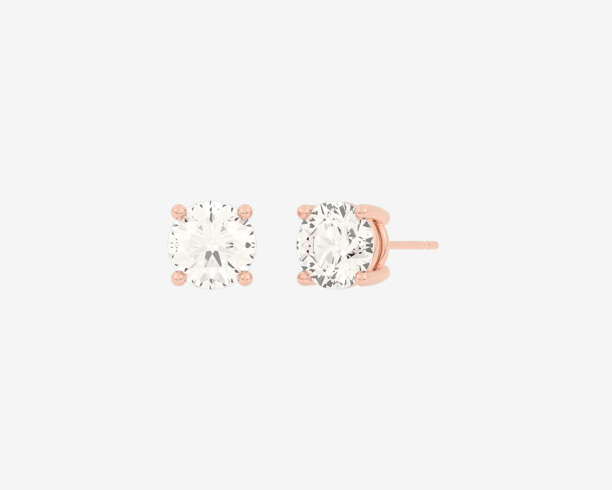 The Round Diamond Studs - Image 3
