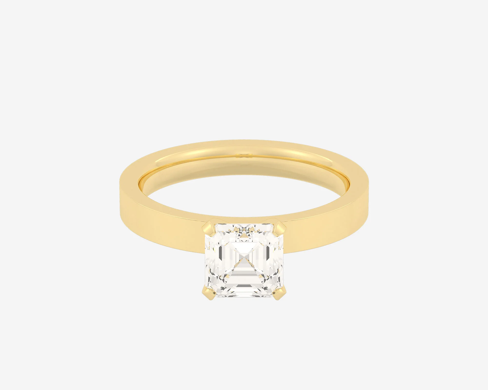 The Square Solitaire — Asscher - Image 6