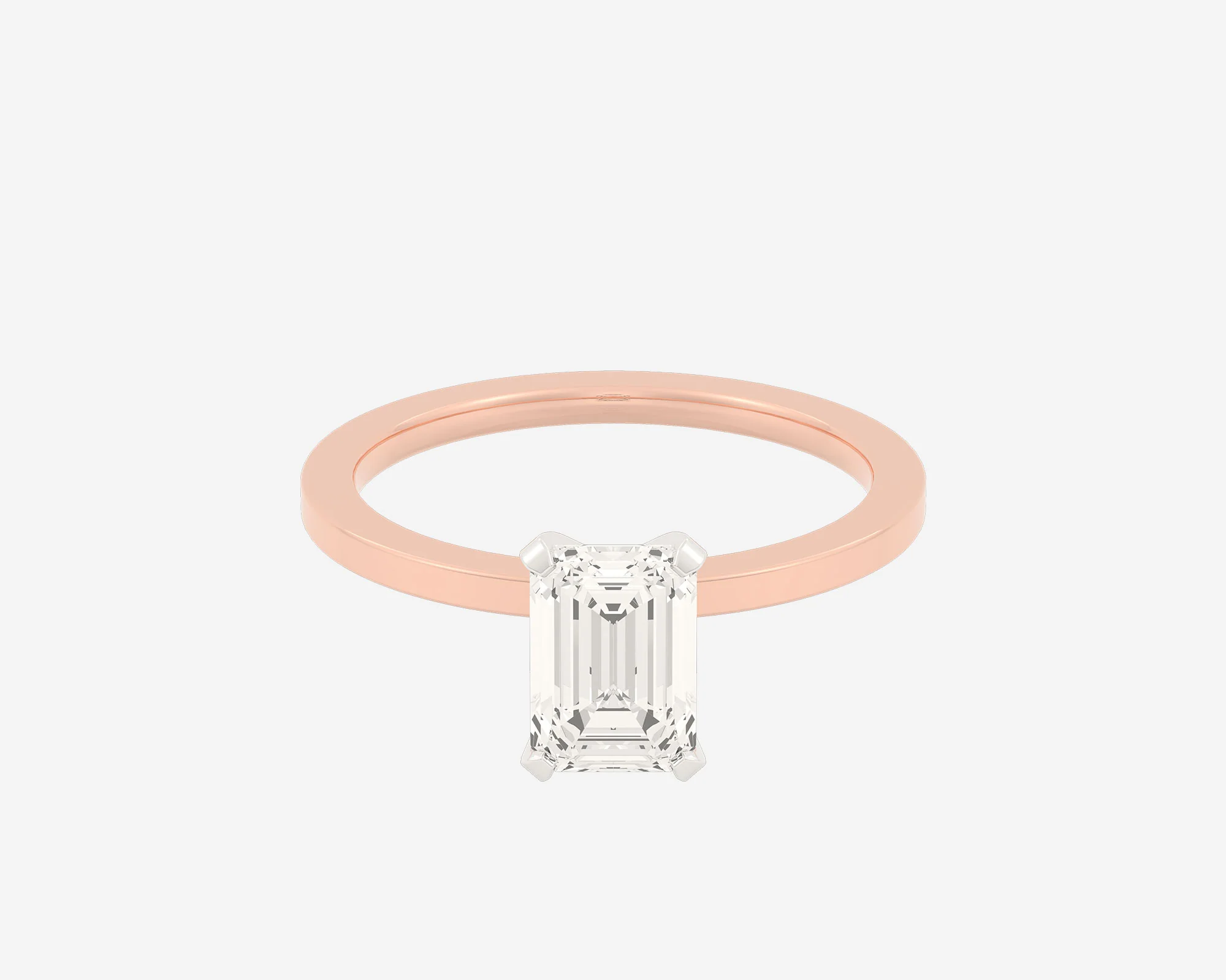 The Square Solitaire — Emerald - Image 13