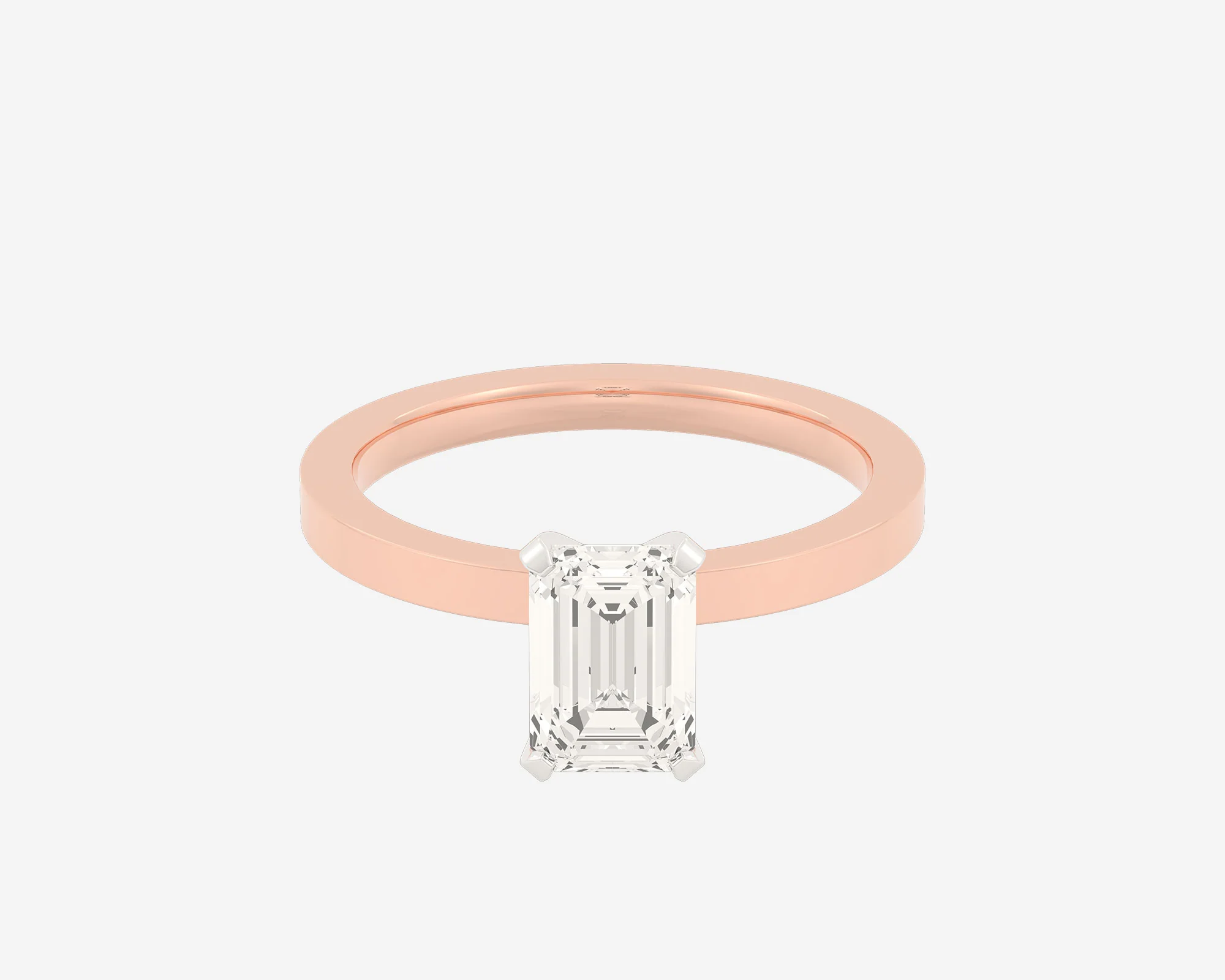 The Square Solitaire — Emerald - Image 15