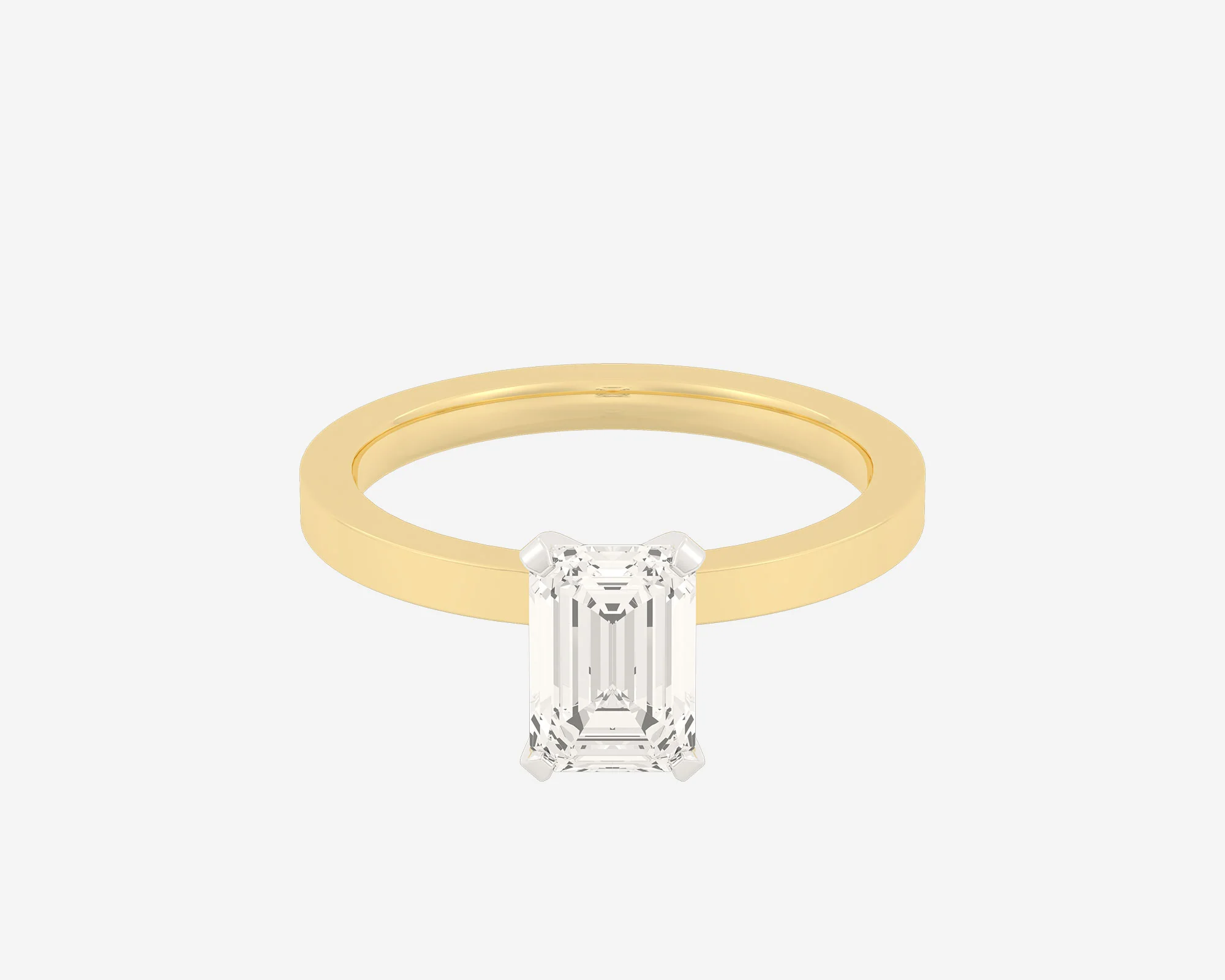 The Square Solitaire — Emerald - Image 16
