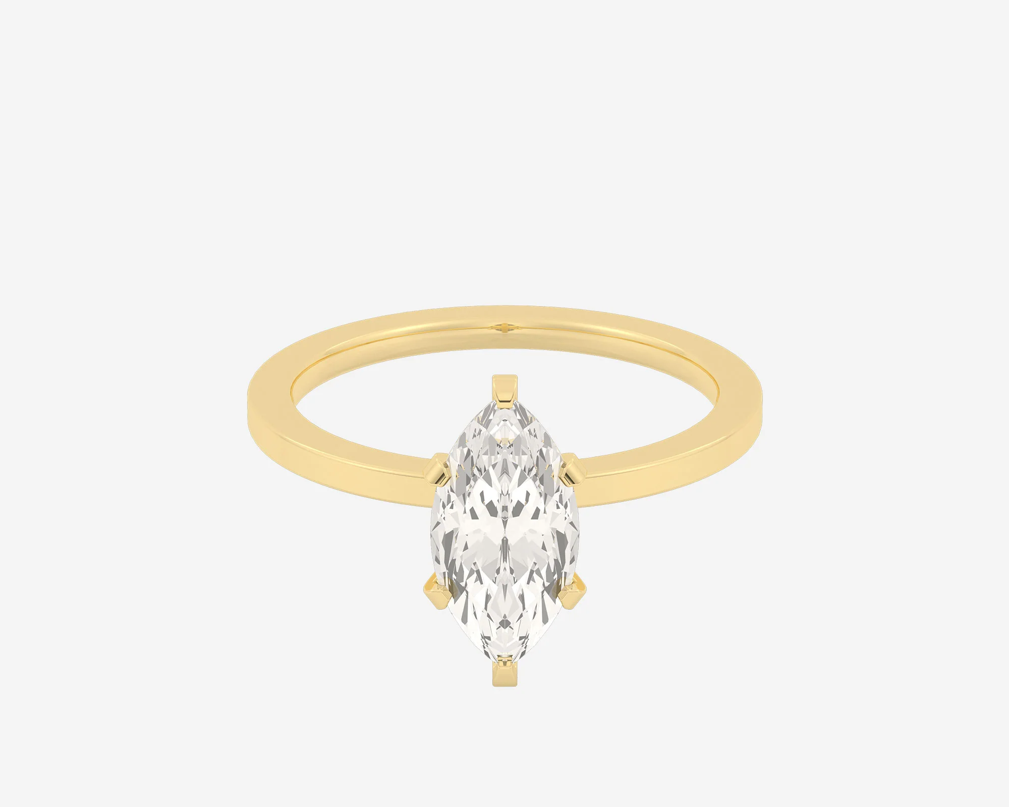 The Square Solitaire — Marquise