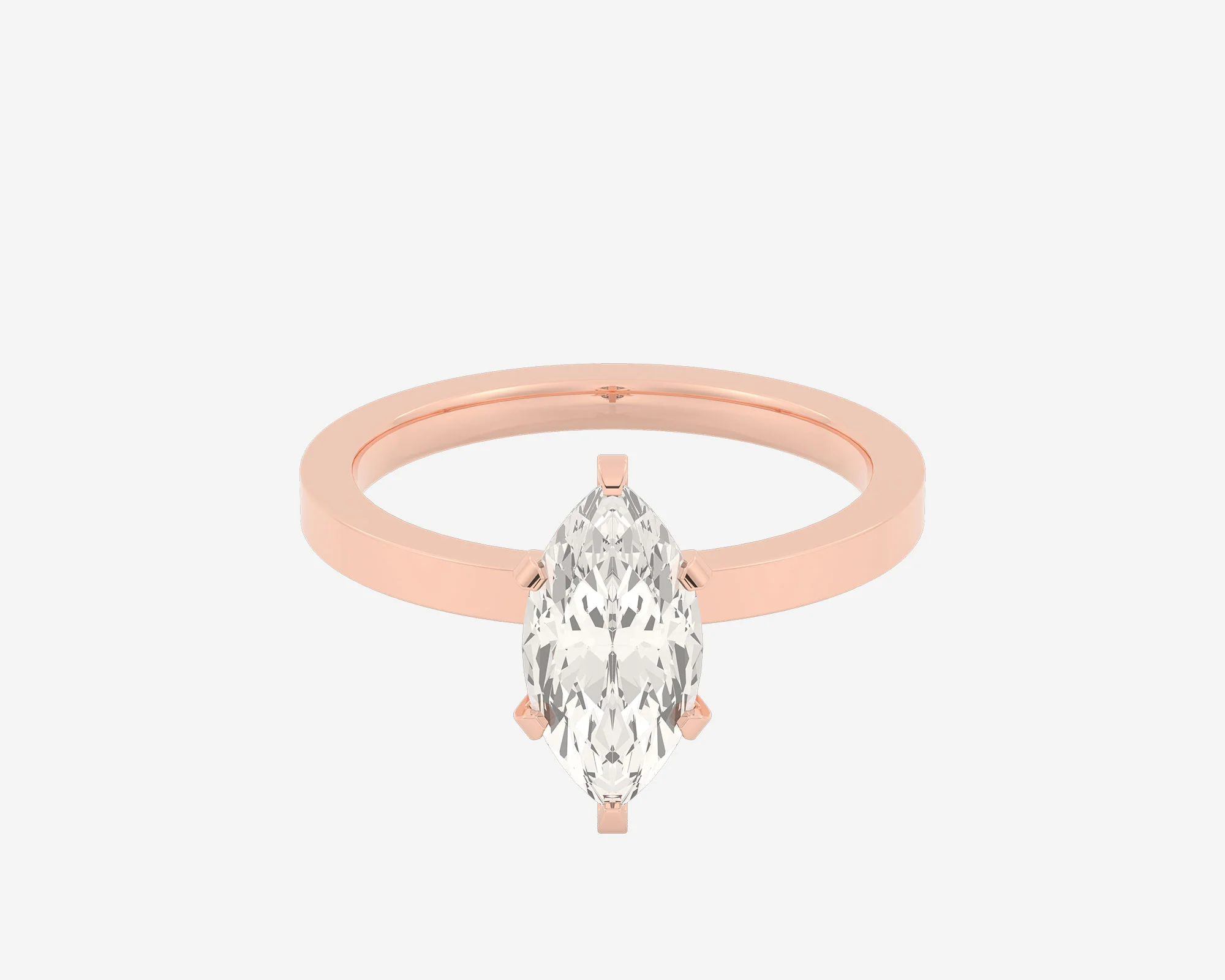 The Square Solitaire — Marquise - Image 10