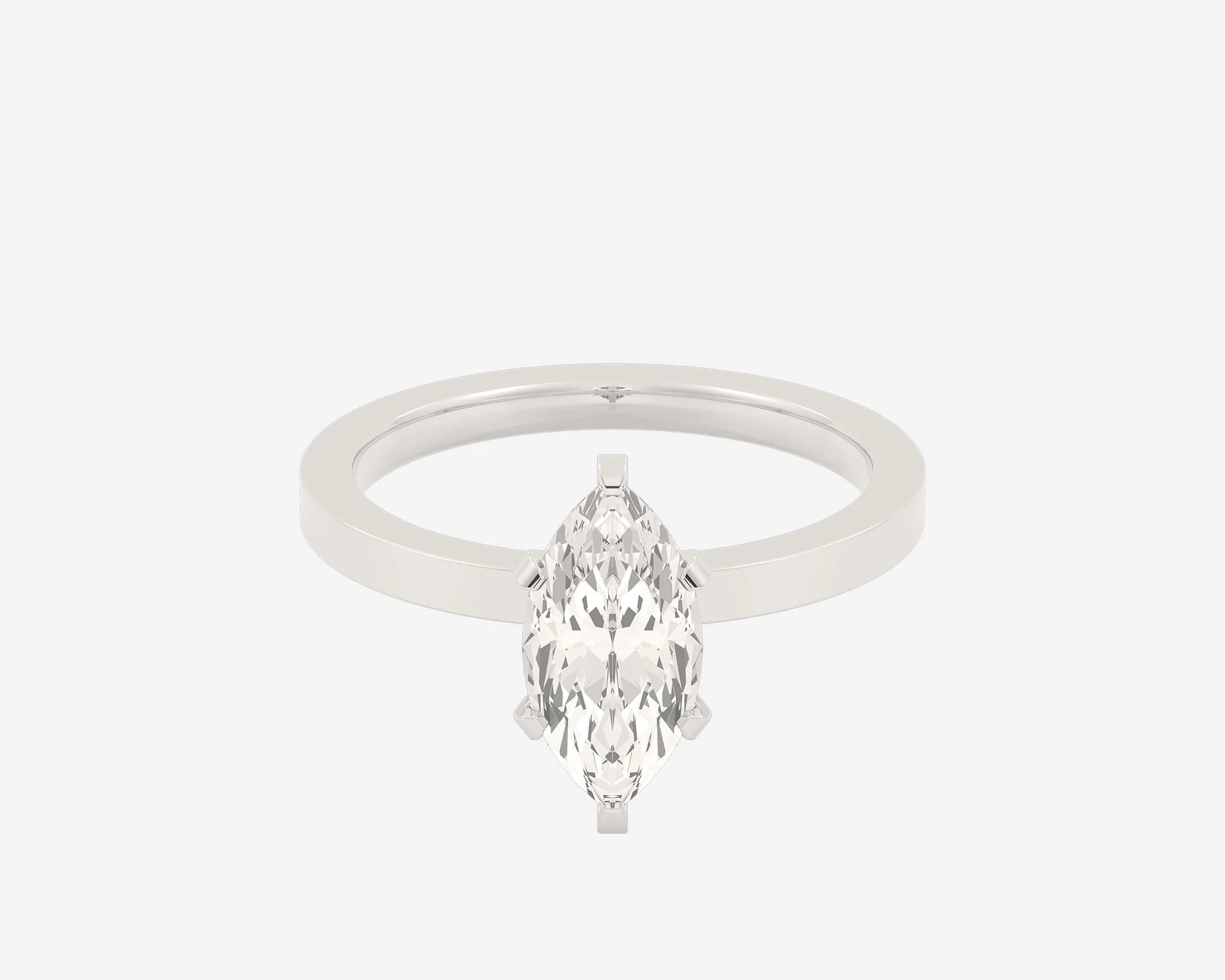 The Square Solitaire — Marquise - Image 11