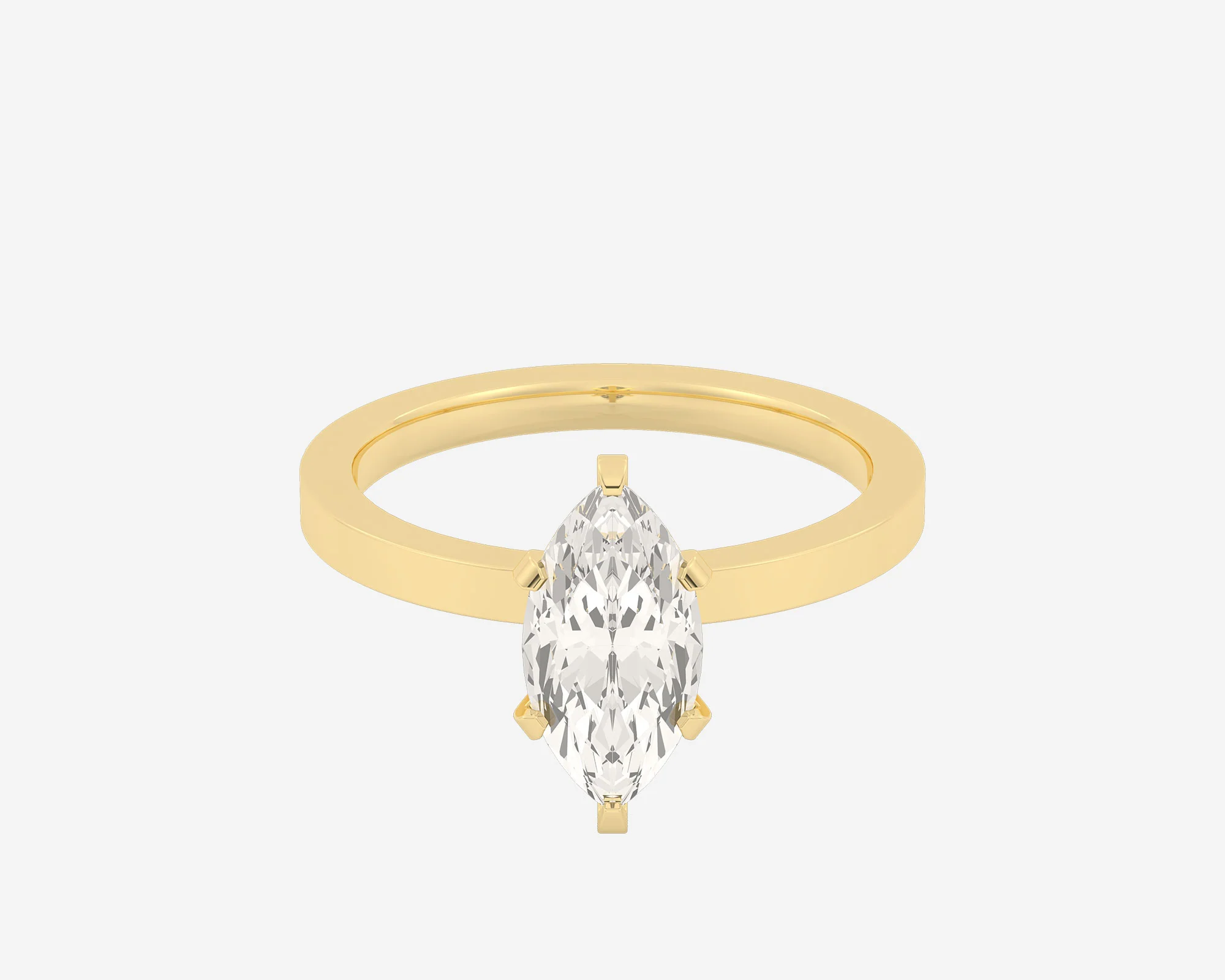 The Square Solitaire — Marquise - Image 12