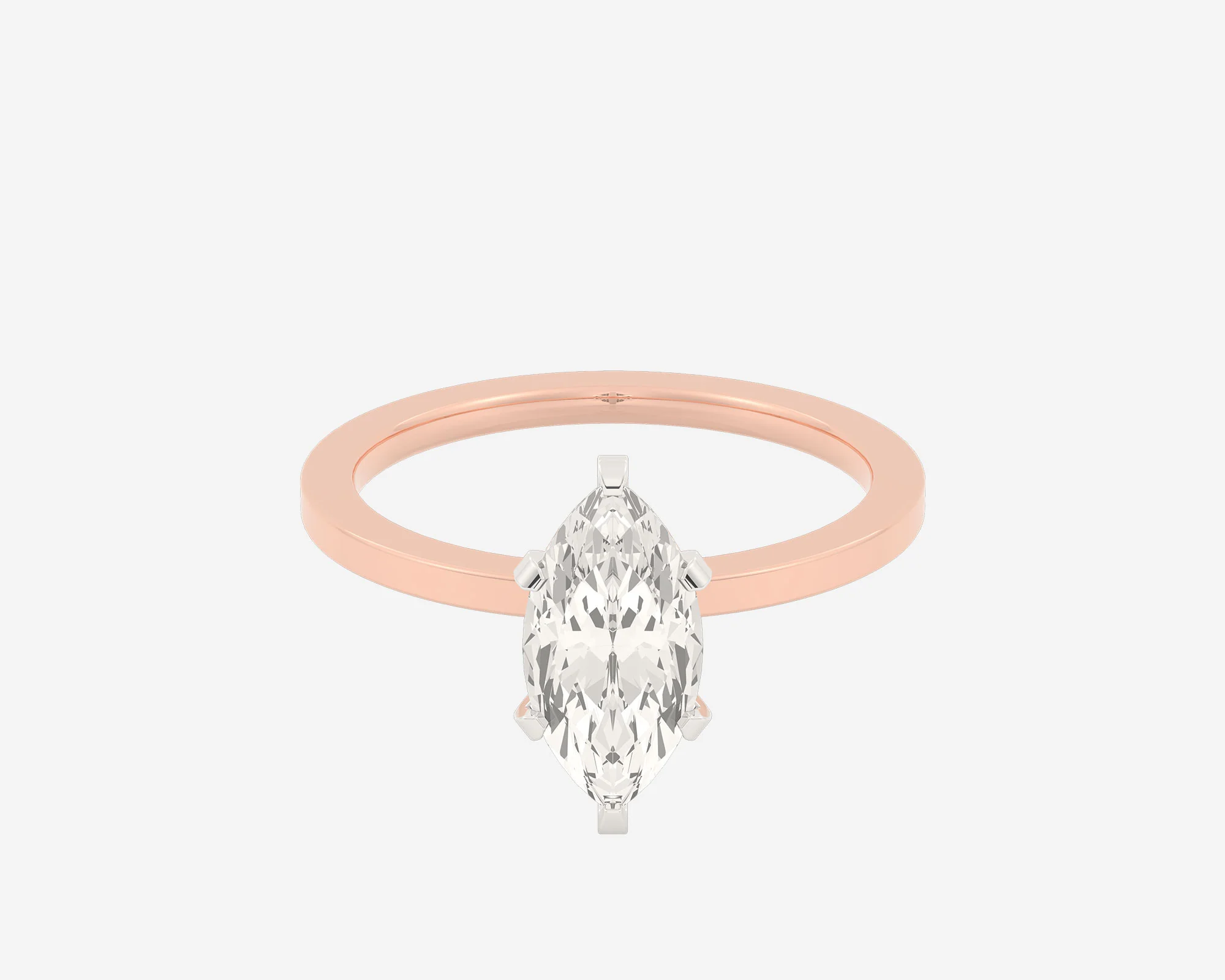 The Square Solitaire — Marquise - Image 13