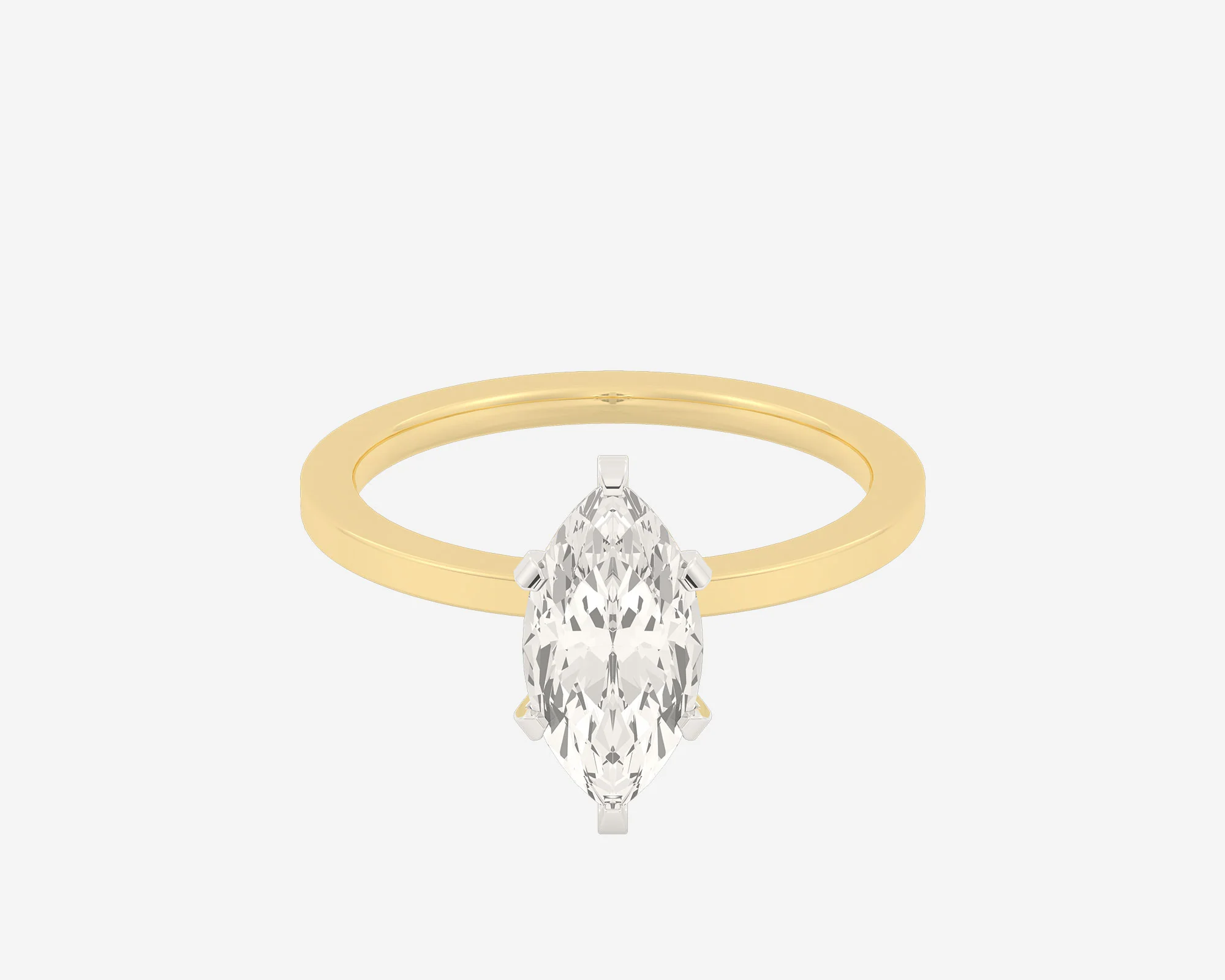 The Square Solitaire — Marquise - Image 14