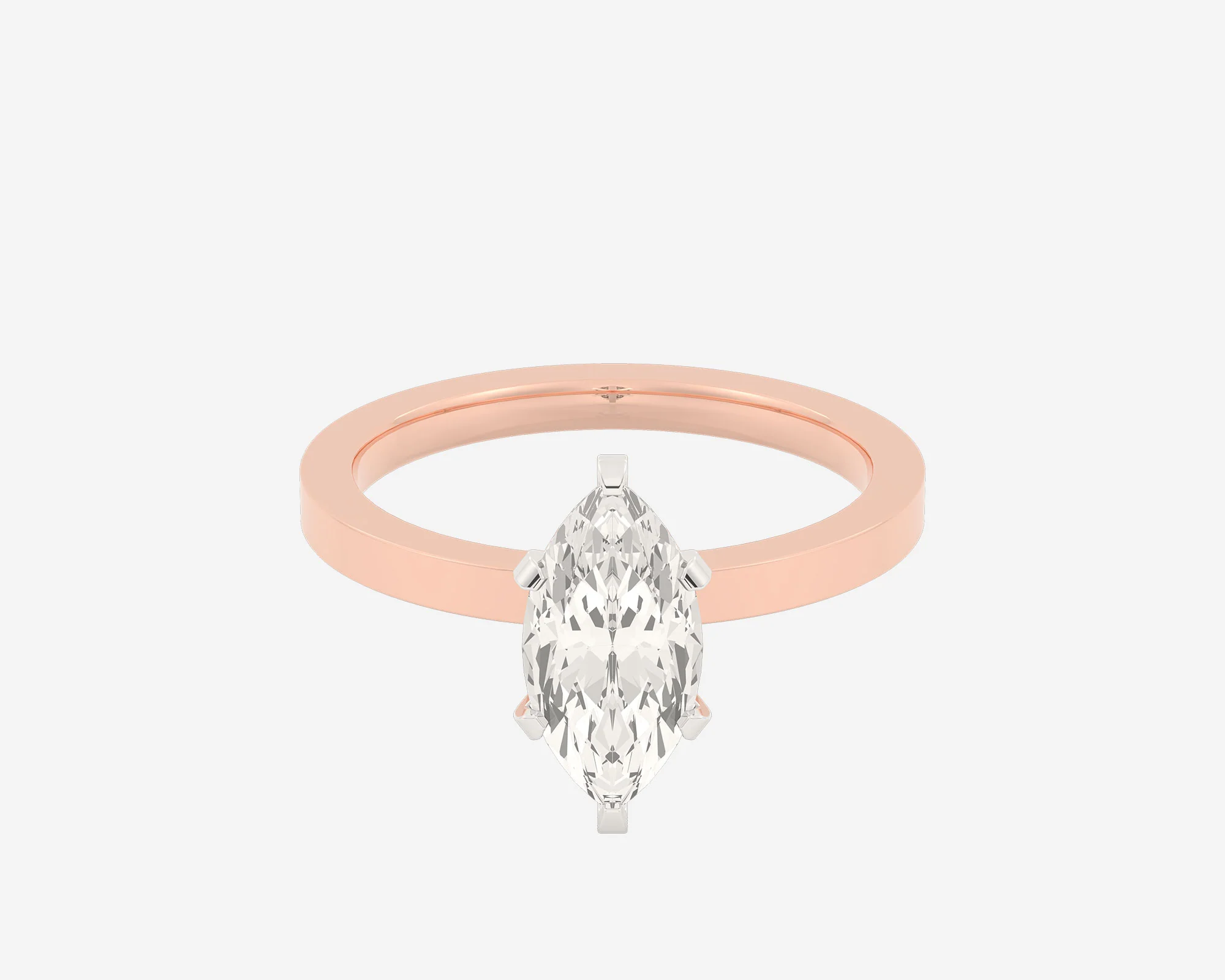 The Square Solitaire — Marquise - Image 15