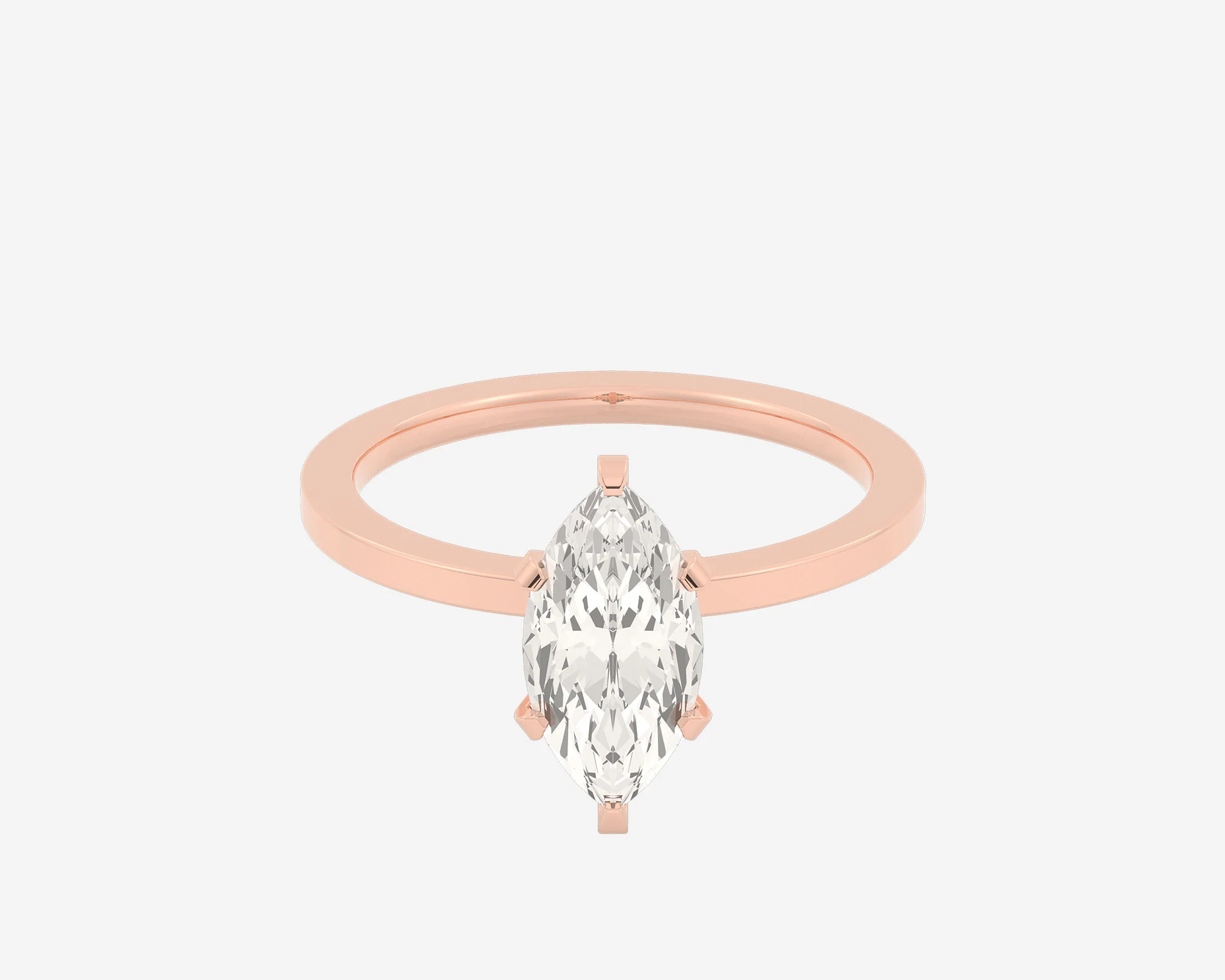 The Square Solitaire — Marquise - Image 2