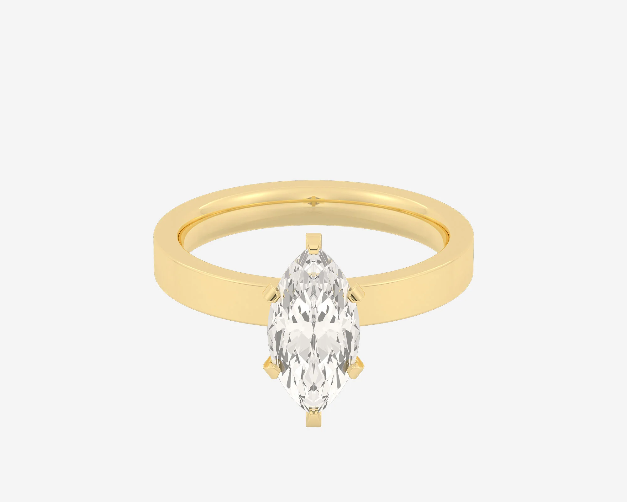 The Square Solitaire — Marquise - Image 3