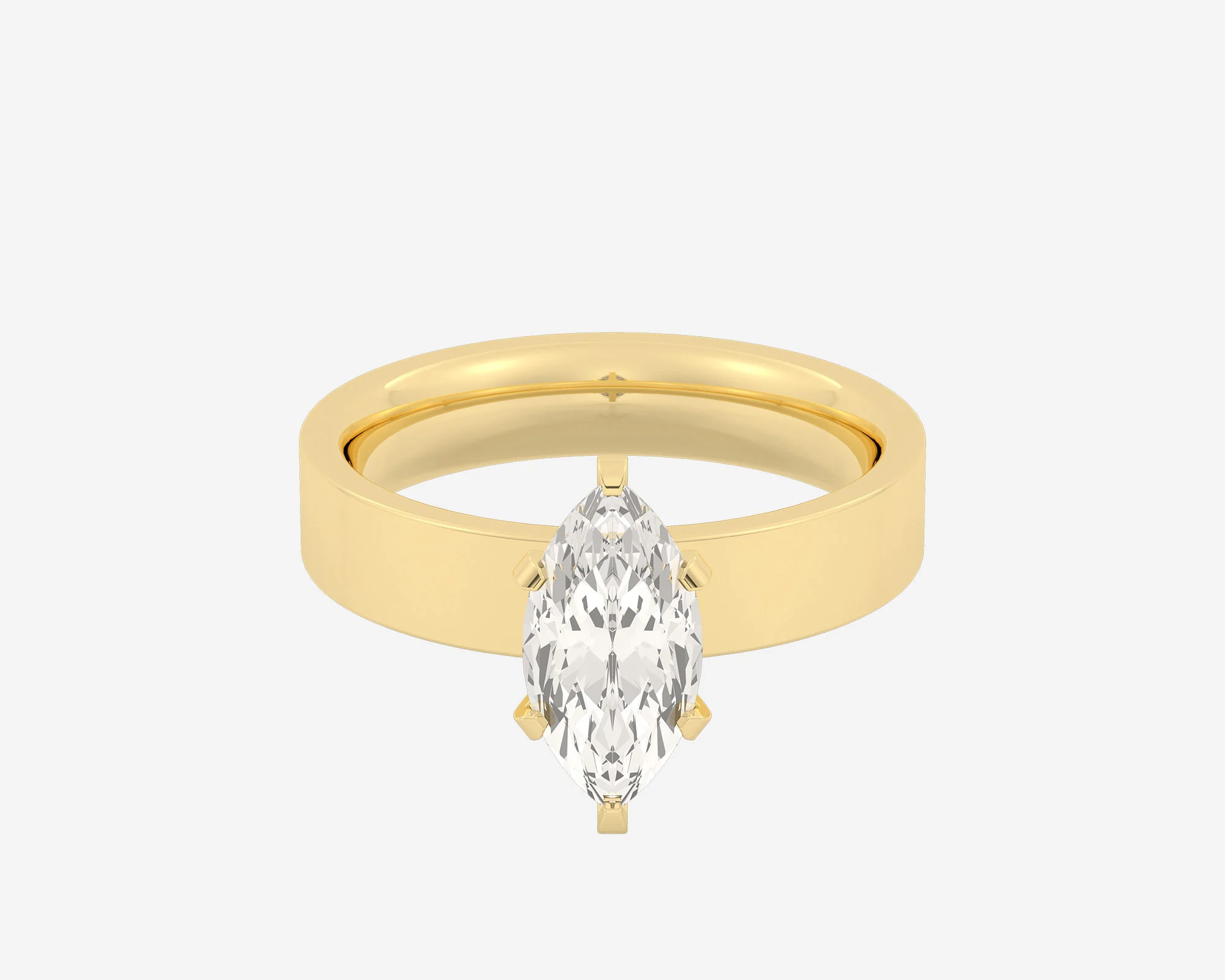 The Square Solitaire — Marquise - Image 5