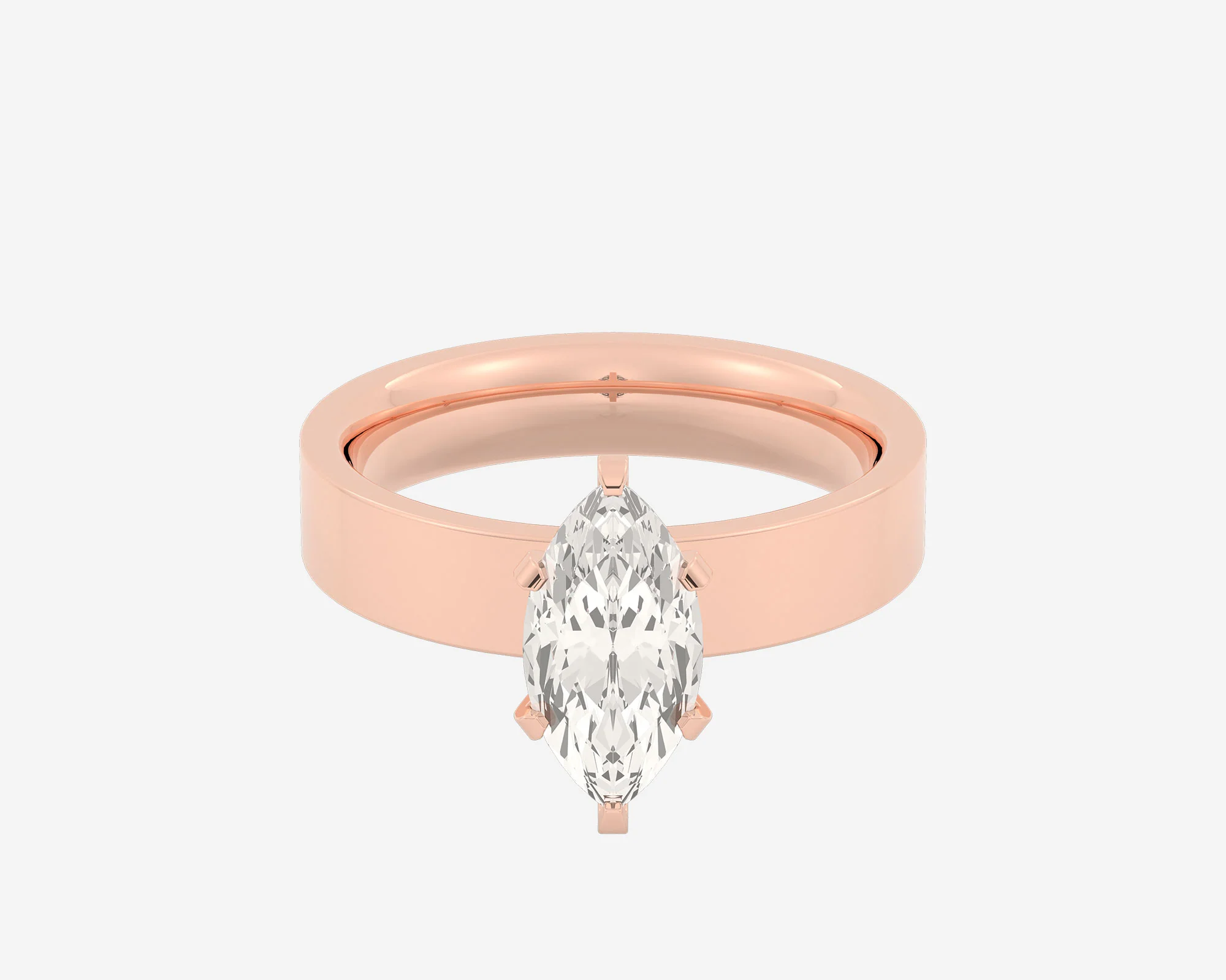 The Square Solitaire — Marquise - Image 6