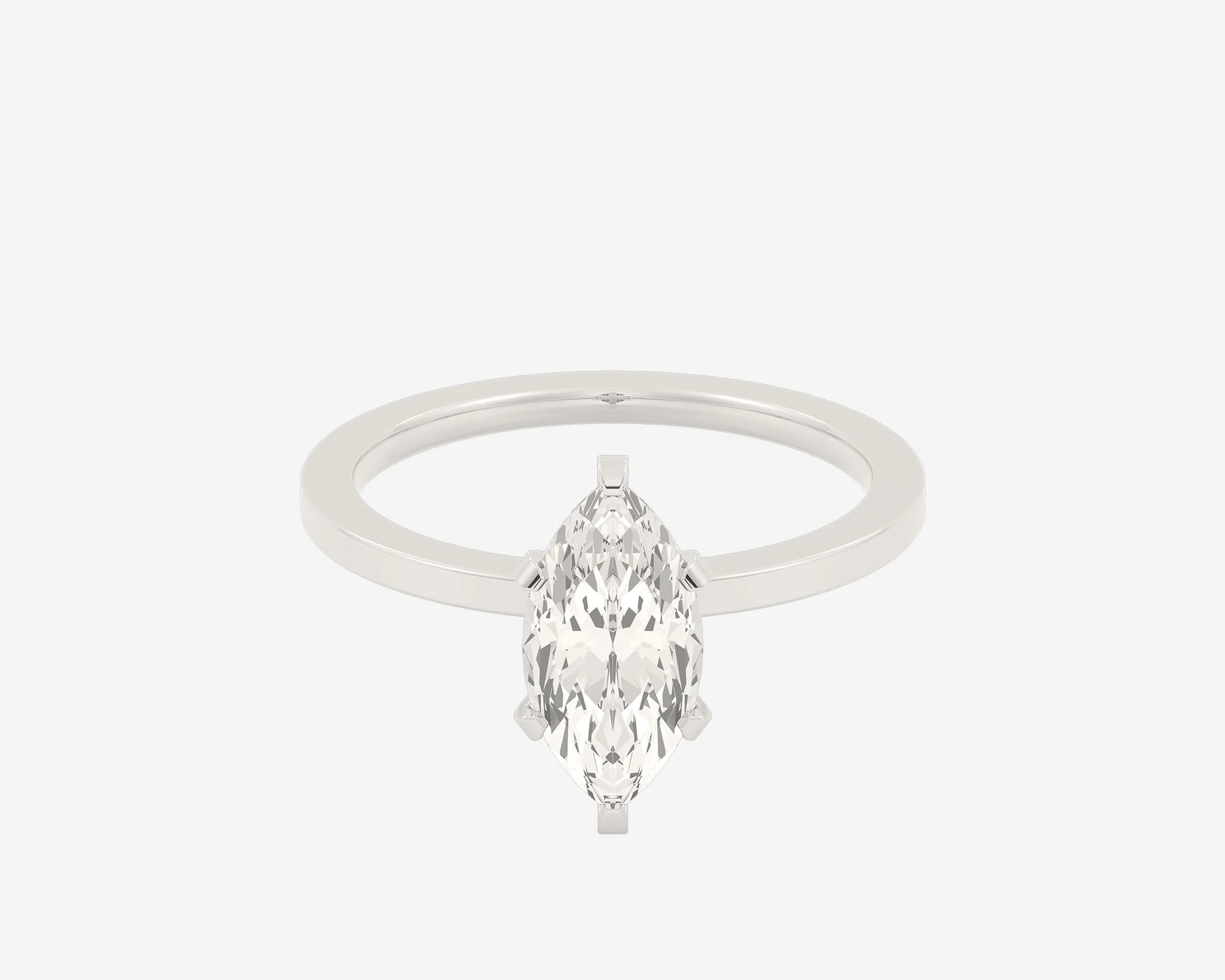 The Square Solitaire — Marquise - Image 7