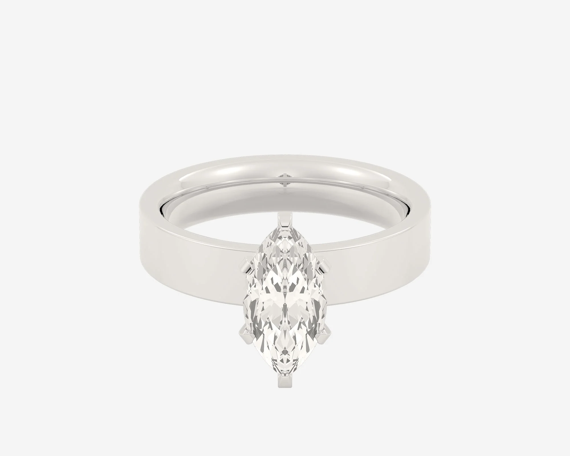 The Square Solitaire — Marquise - Image 9