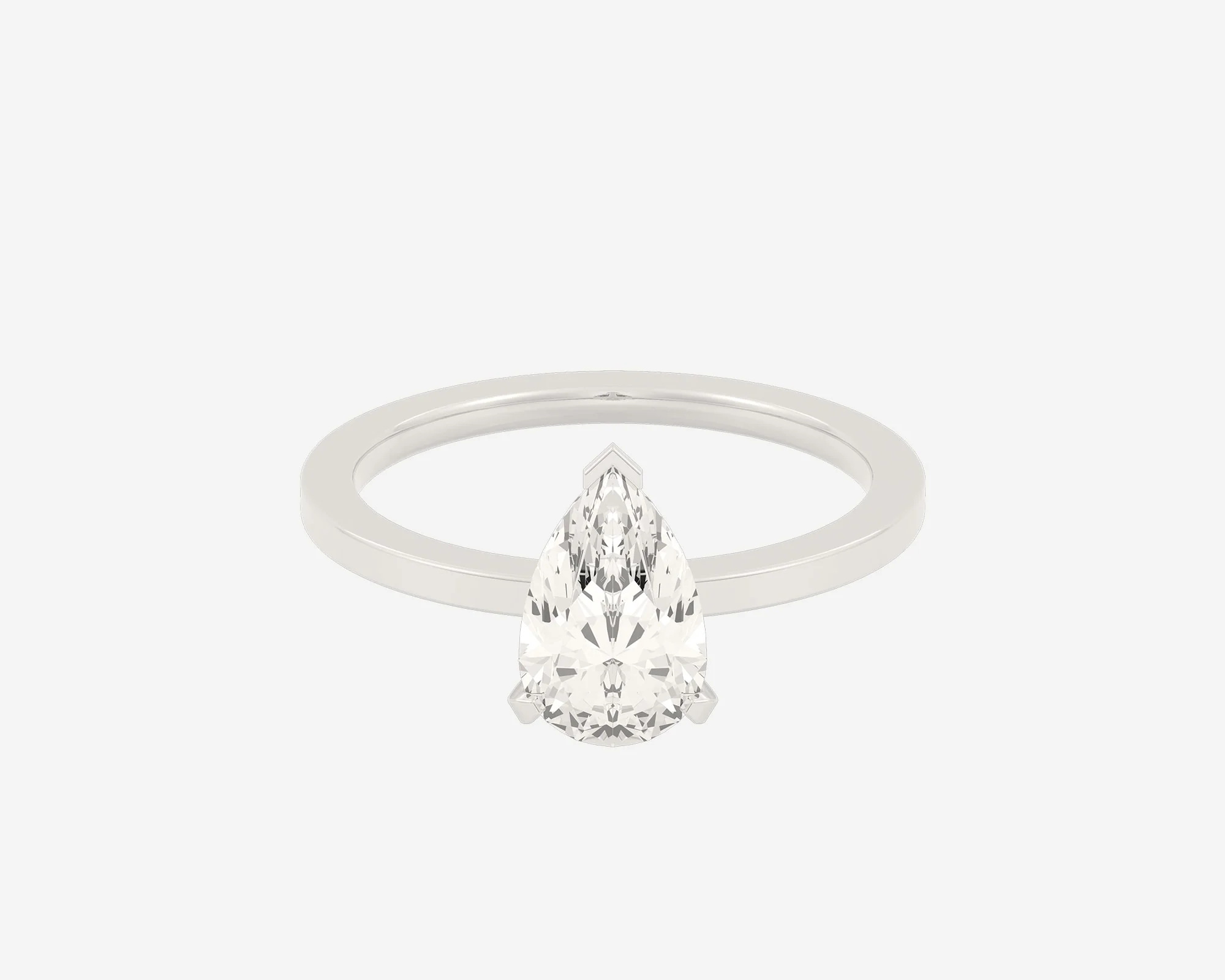 The Square Solitaire — Pear - Image 2