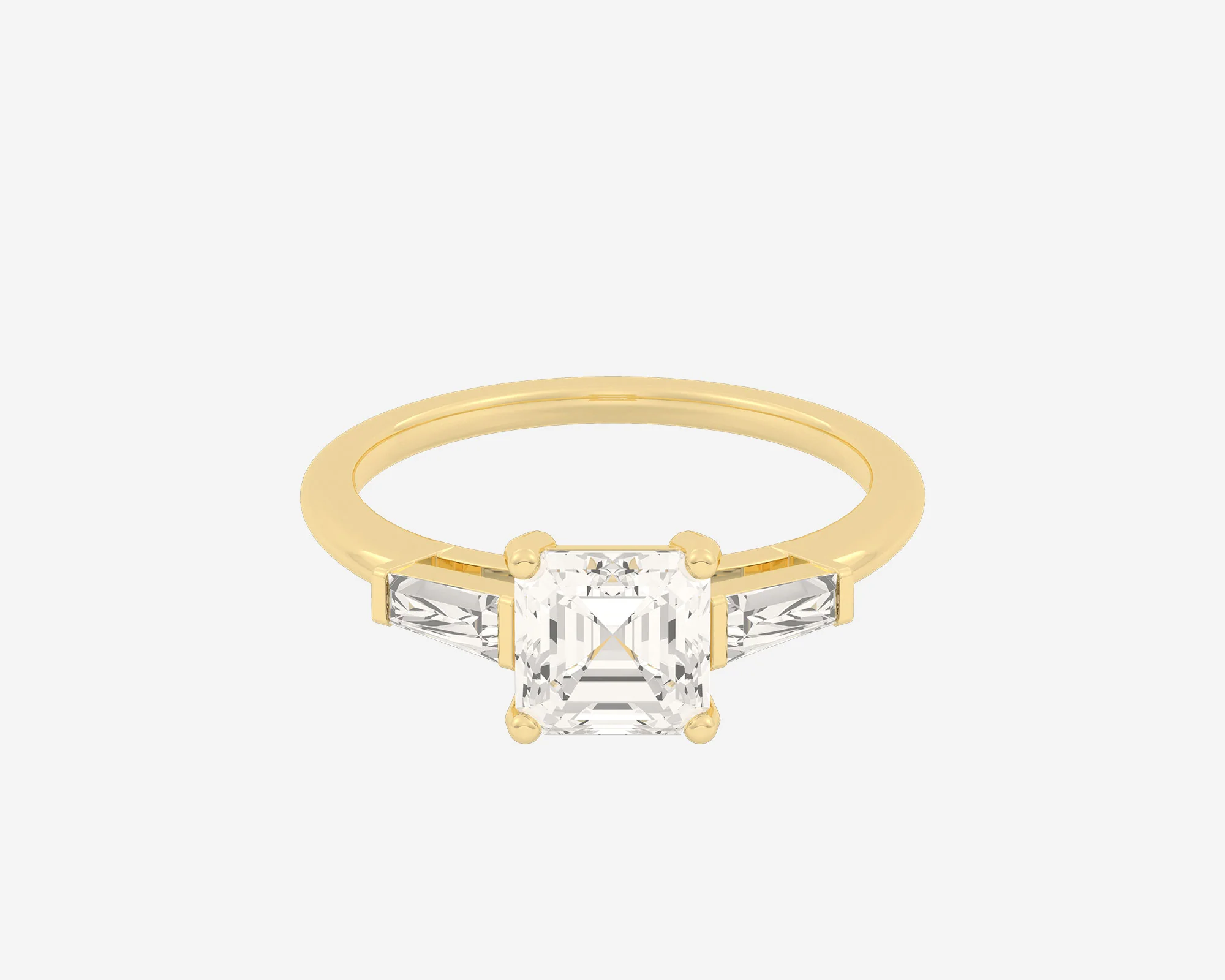 The Tapered Baguette — Asscher