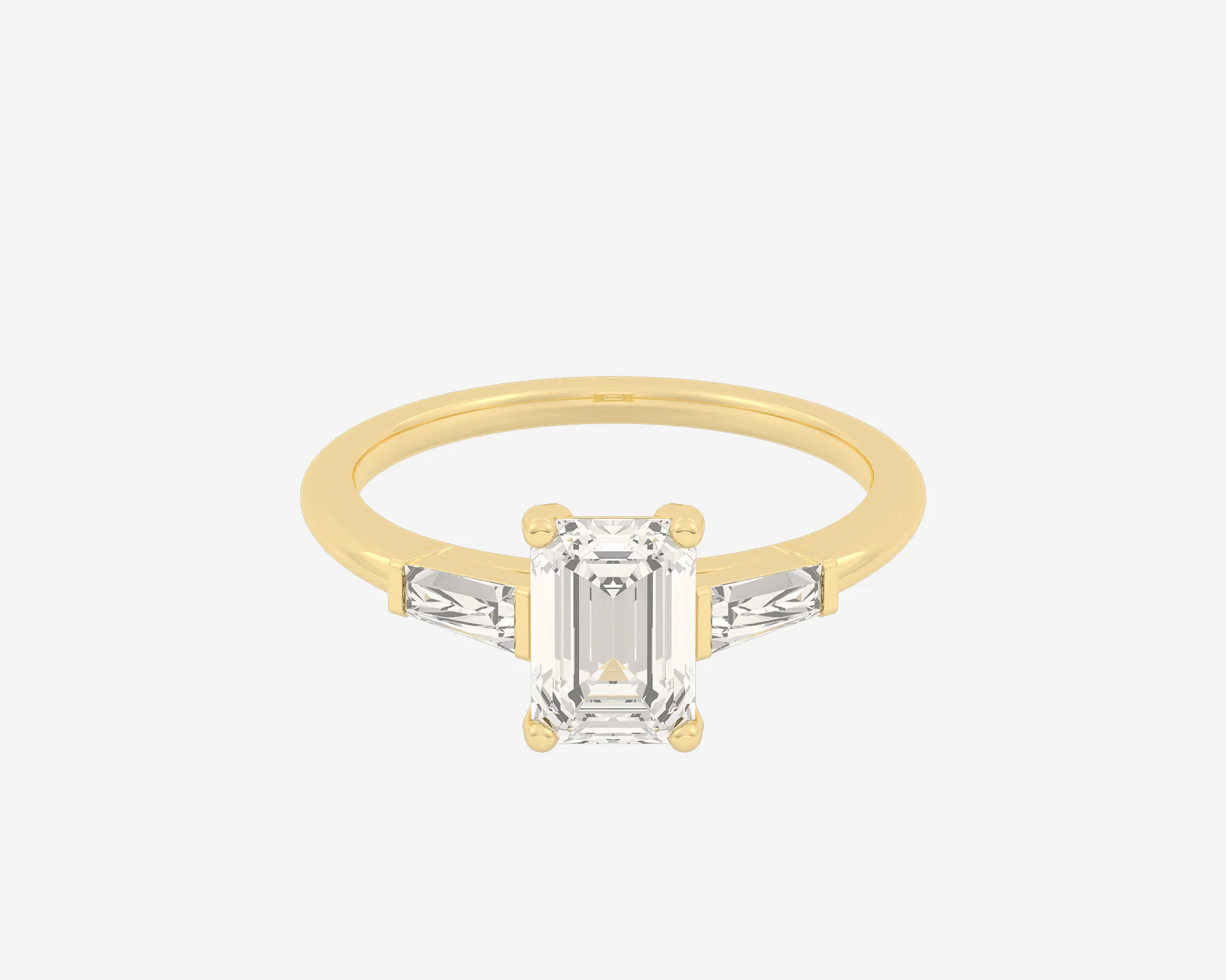 The Tapered Baguette — Emerald