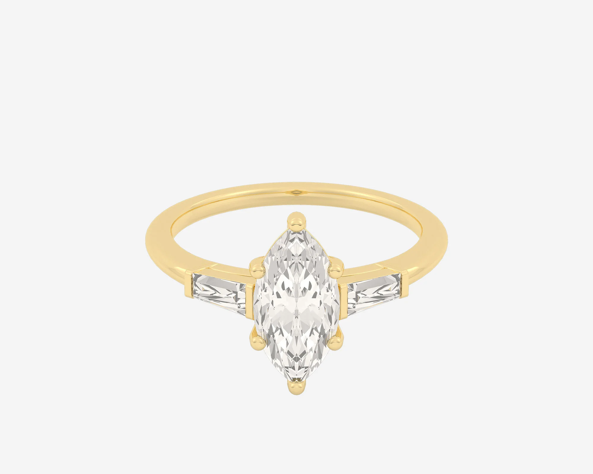 The Tapered Baguette — Marquise