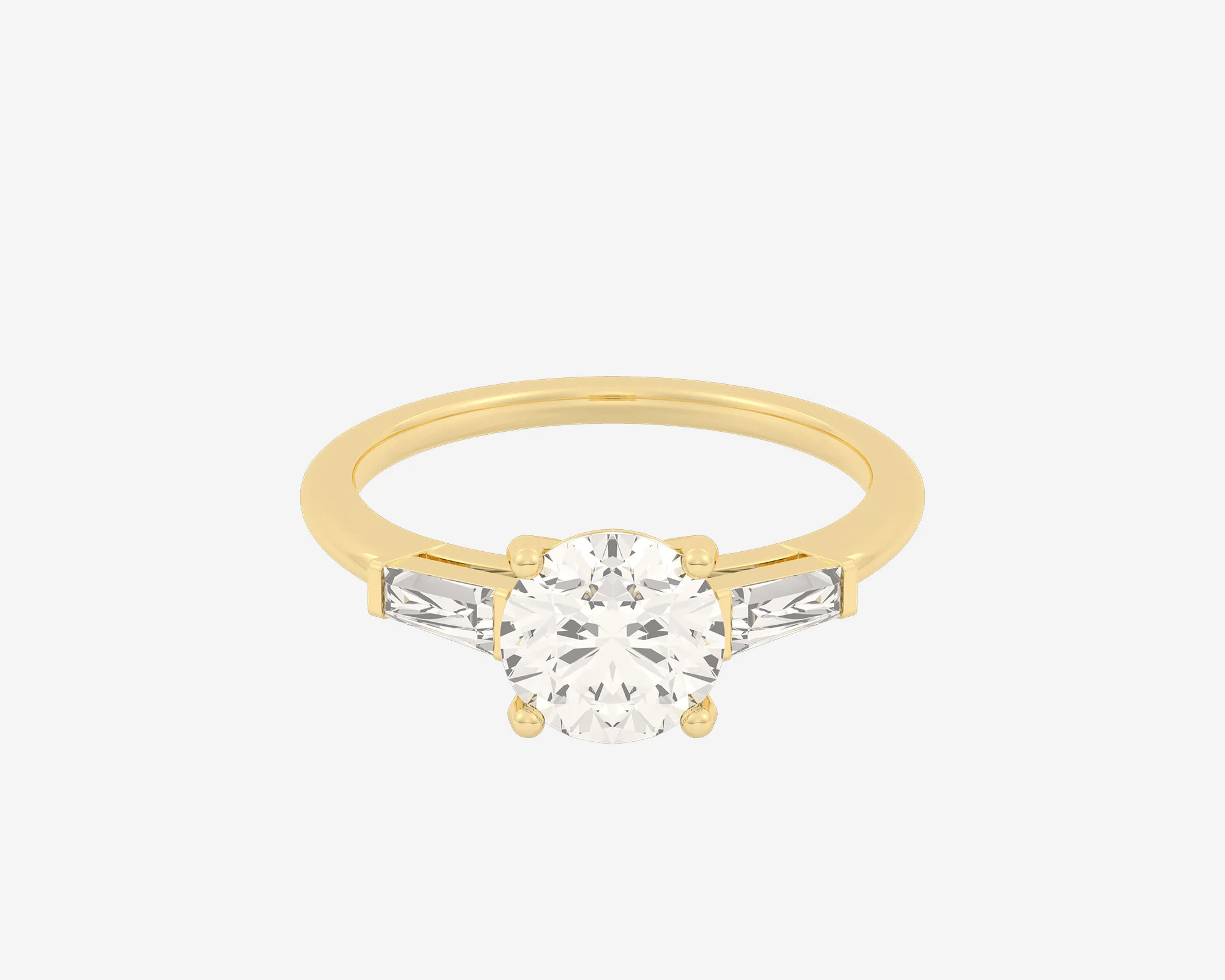 The Tapered Baguette — Round