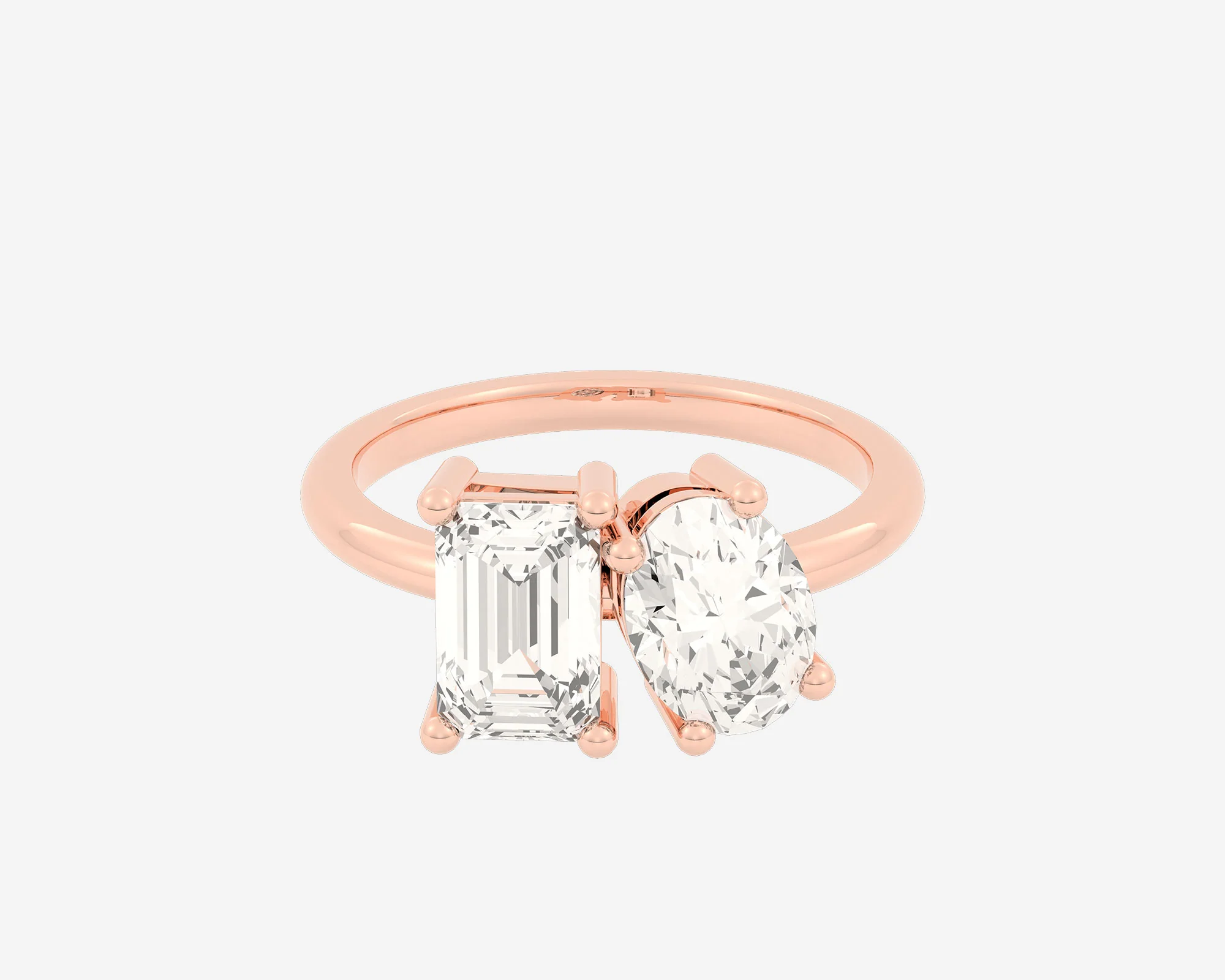 The Toi et Moi — Emerald/Oval - Image 3