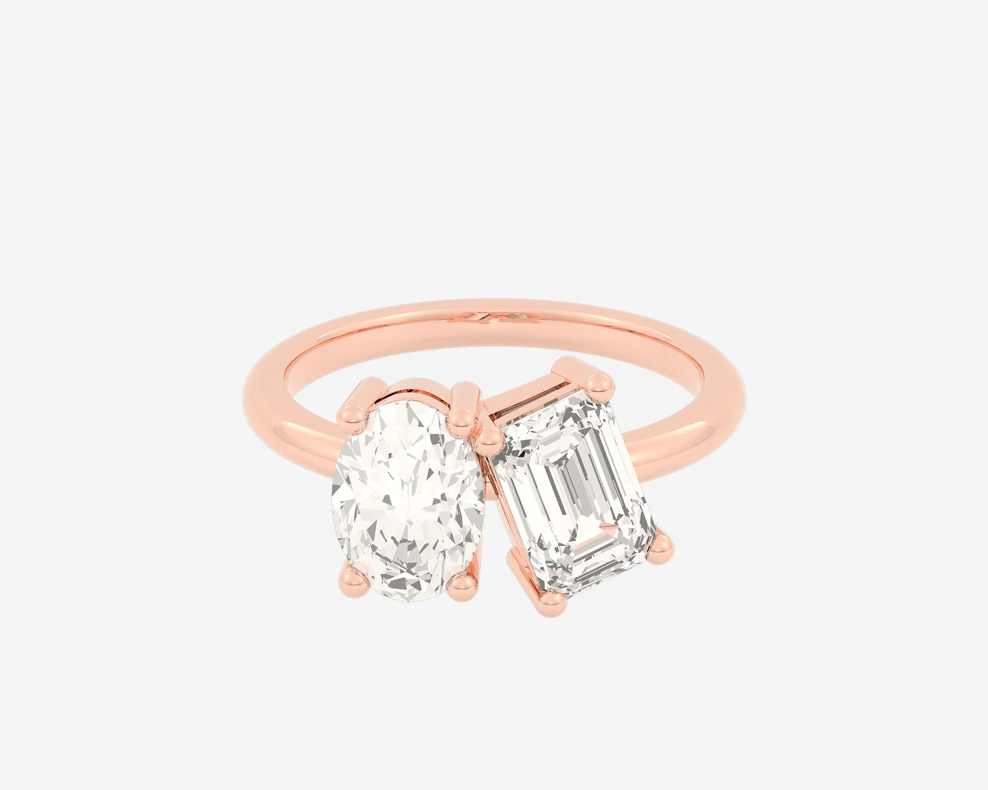 The Toi et Moi — Oval/Emerald - Image 3